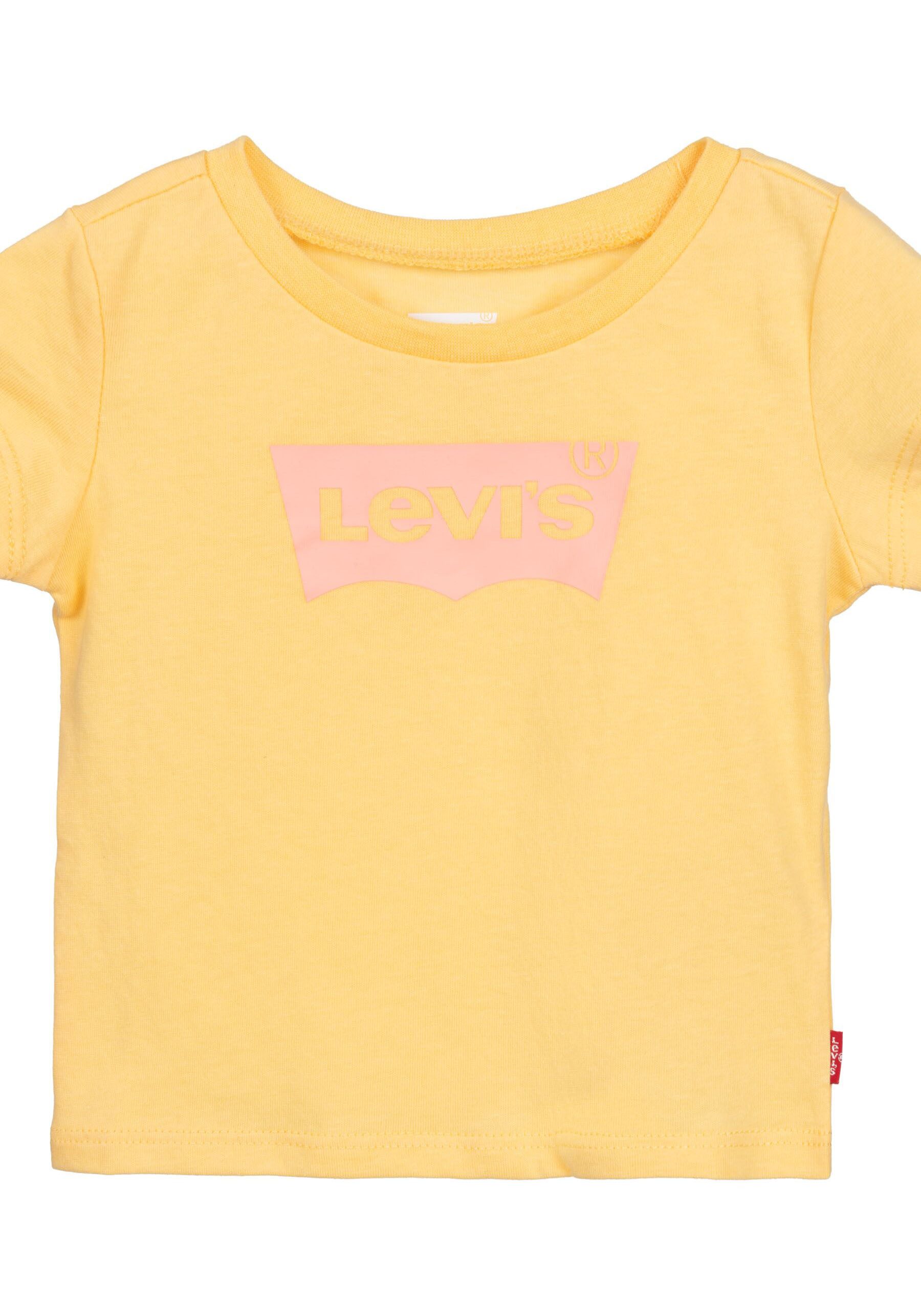 Levi's Kidswear T-shirt LVG BATWING TEE met levis®-print - voor baby meisjes