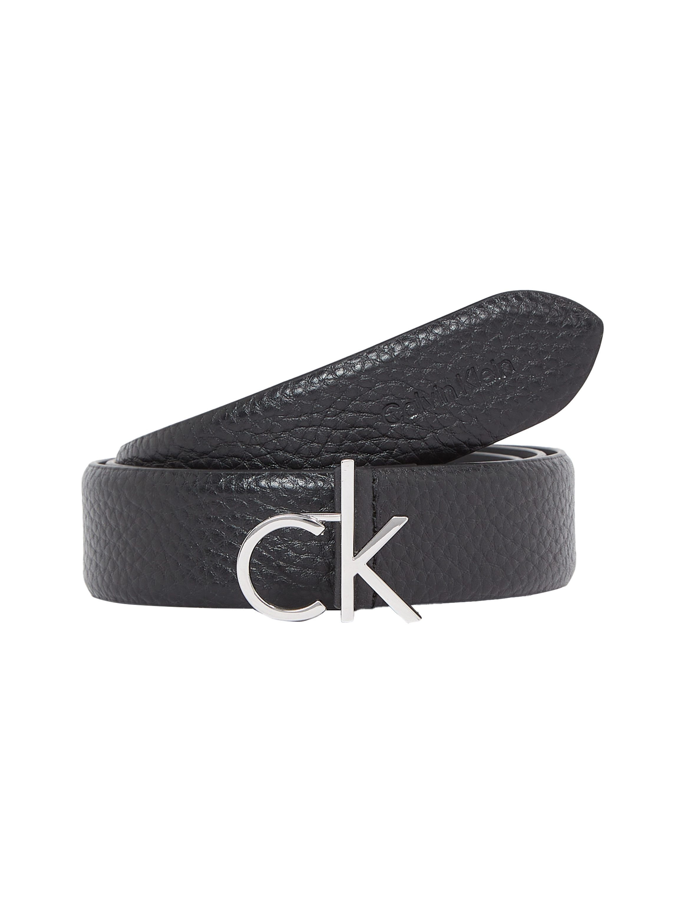 Calvin Klein Leren riem CK LOGO BUCKLE BELT 3.0_PBL