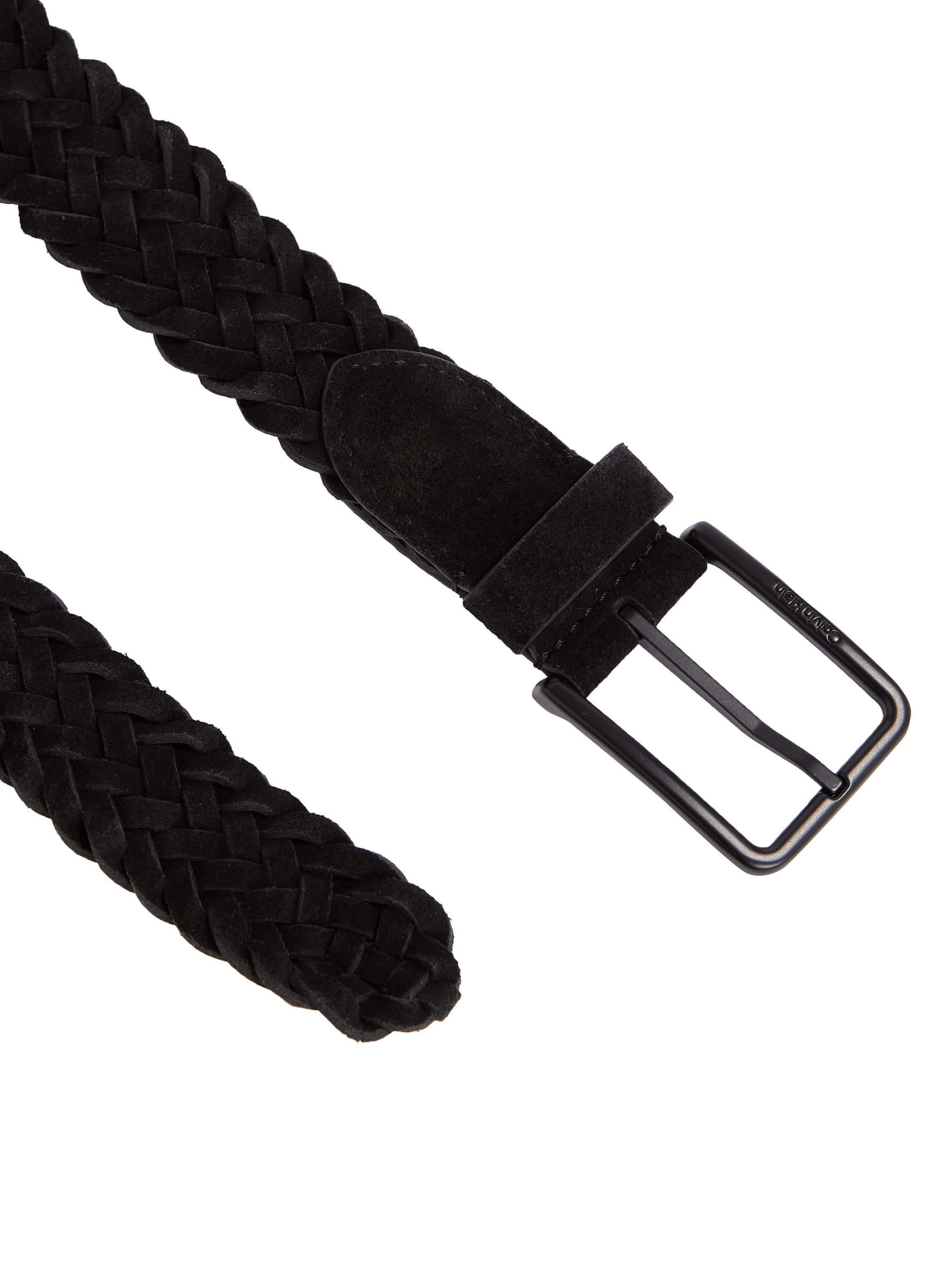 Calvin Klein Leren riem WARMTH BRAIDED SUEDE 35MM