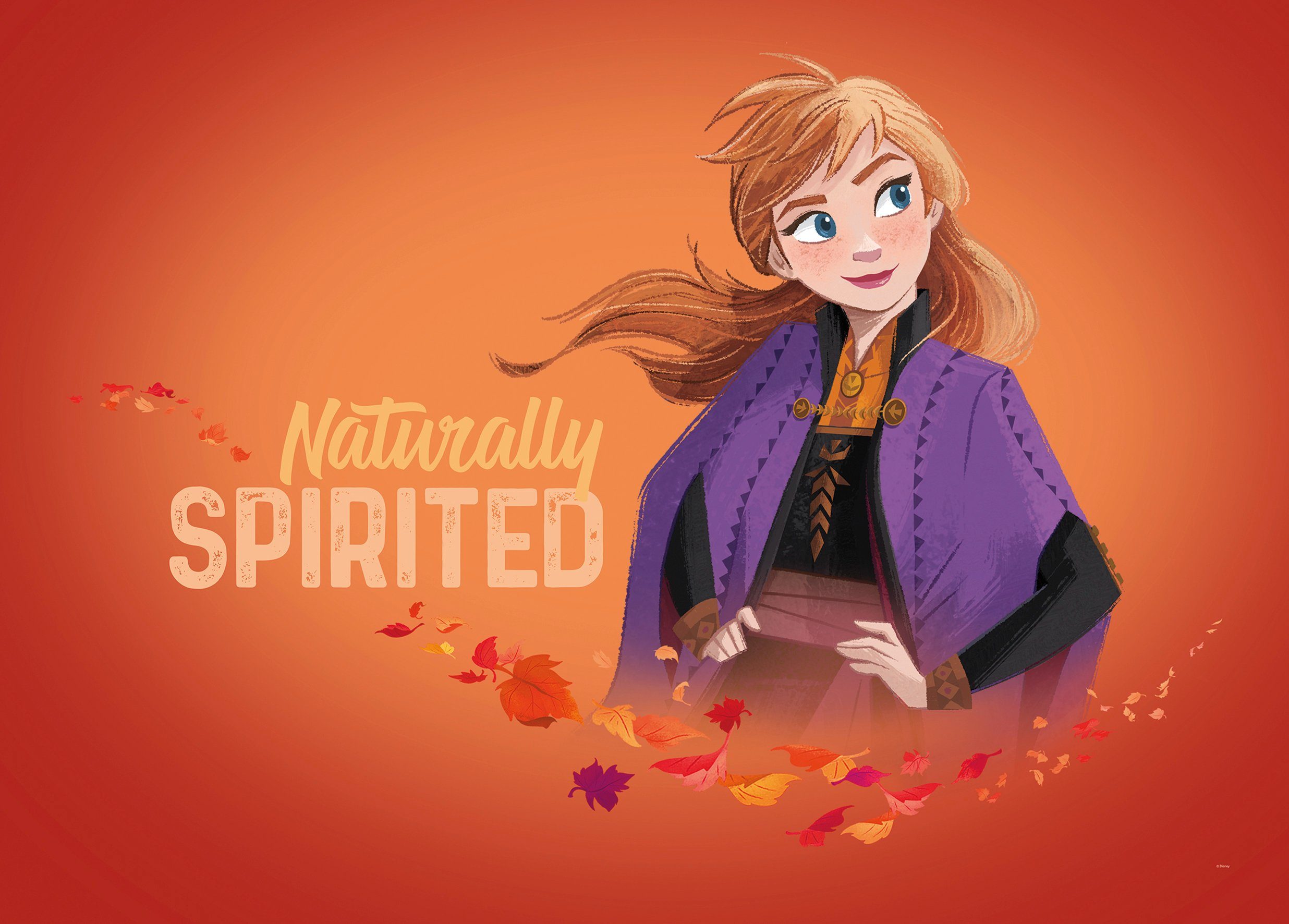 Komar wanddecoratie Frozen 2 Anna Autumn Spirit, zonder lijst