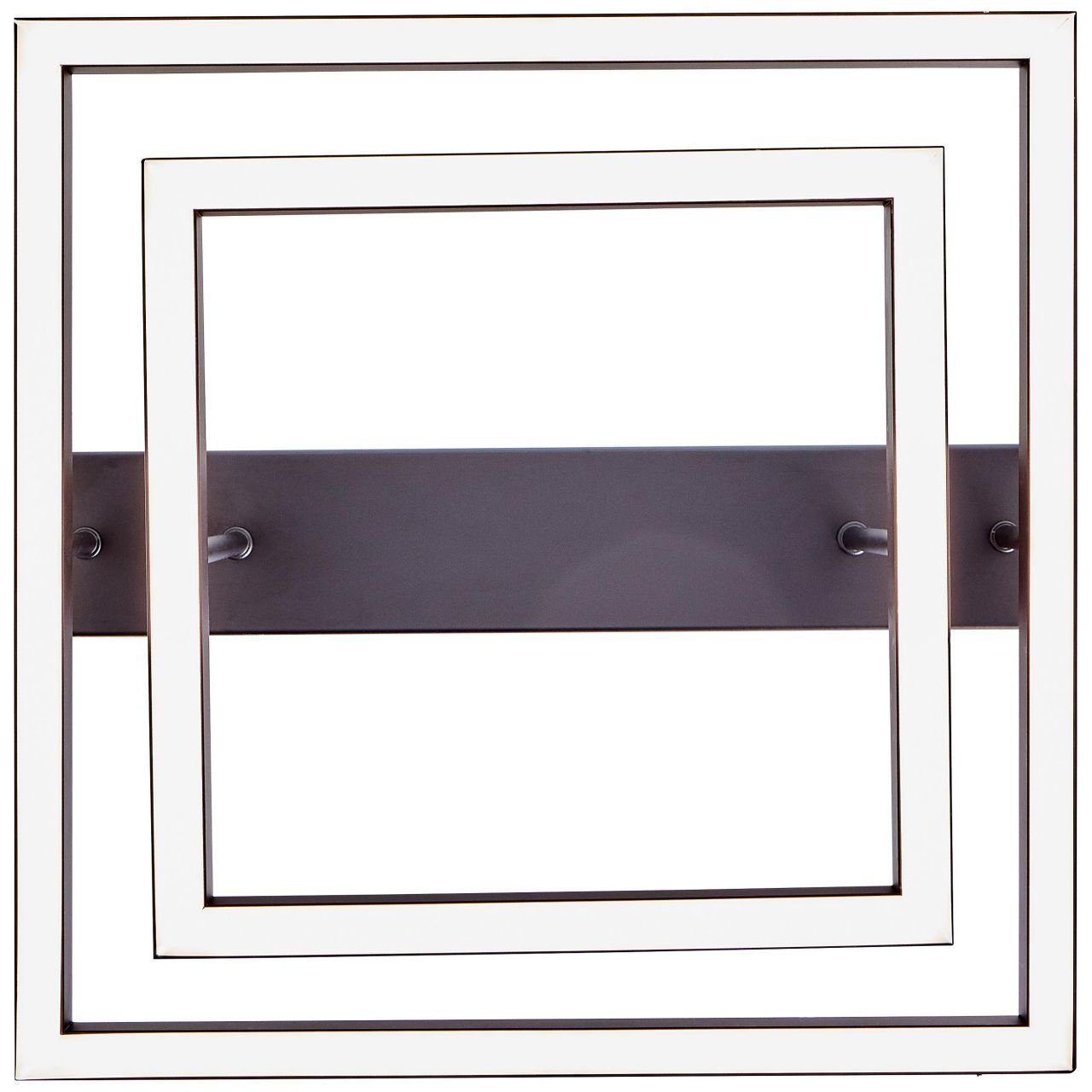 Brilliant Leuchten Plafondlamp Ranut Led plafondlamp 2 fittingen zwart (1 stuk)