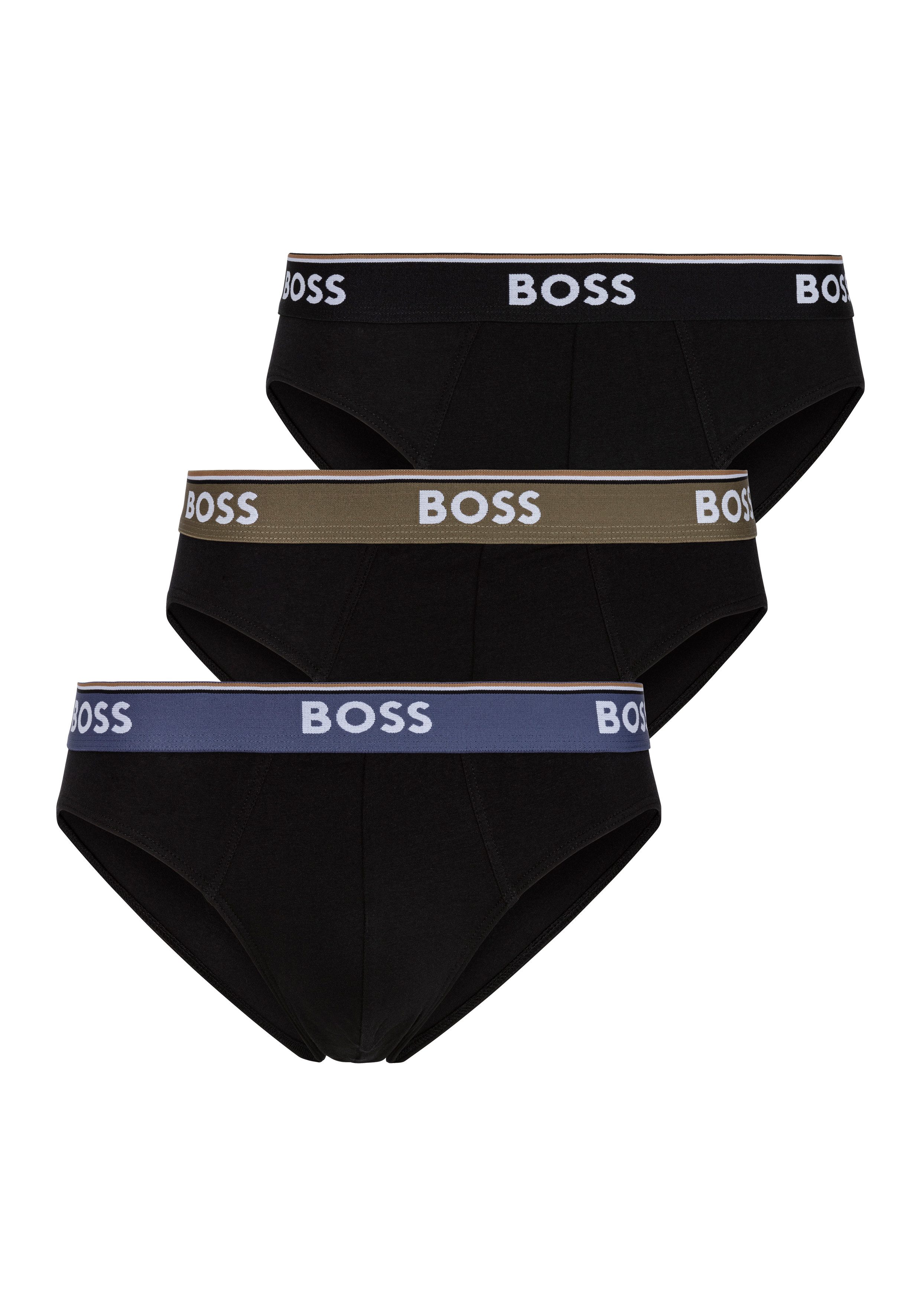 BOSS Slip met logoband (set 3 stuks)