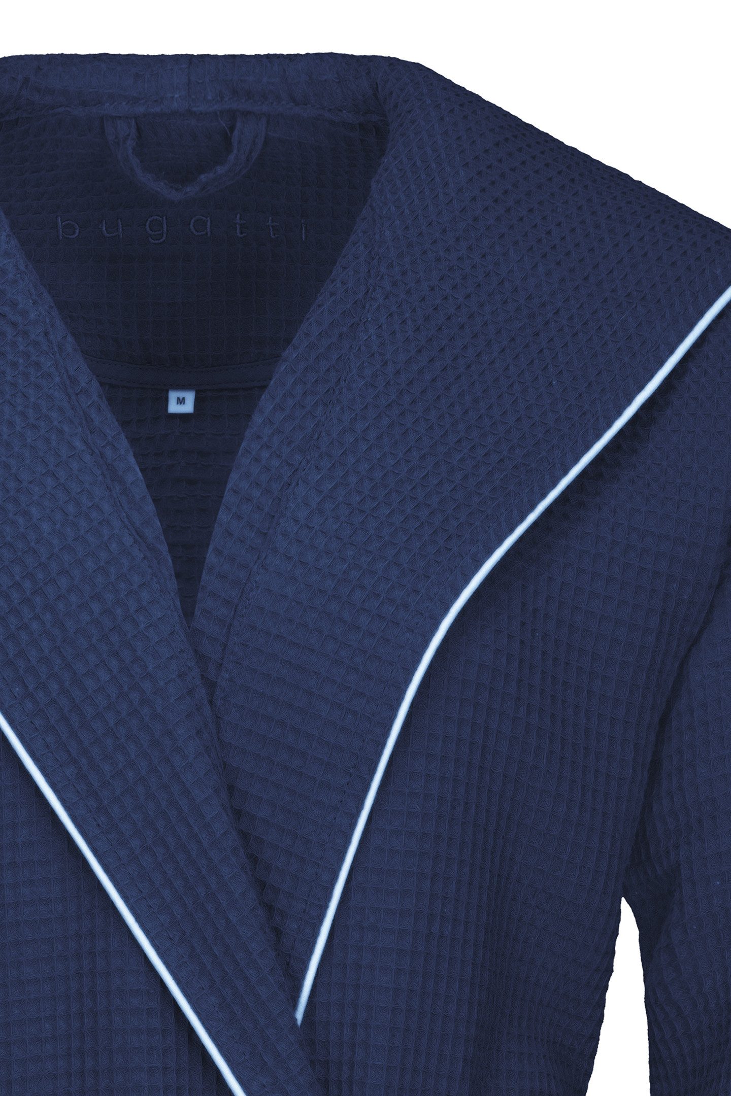Bugatti Badjas in een klassieke en comfortabele stijl heren badjassen maat S blauw