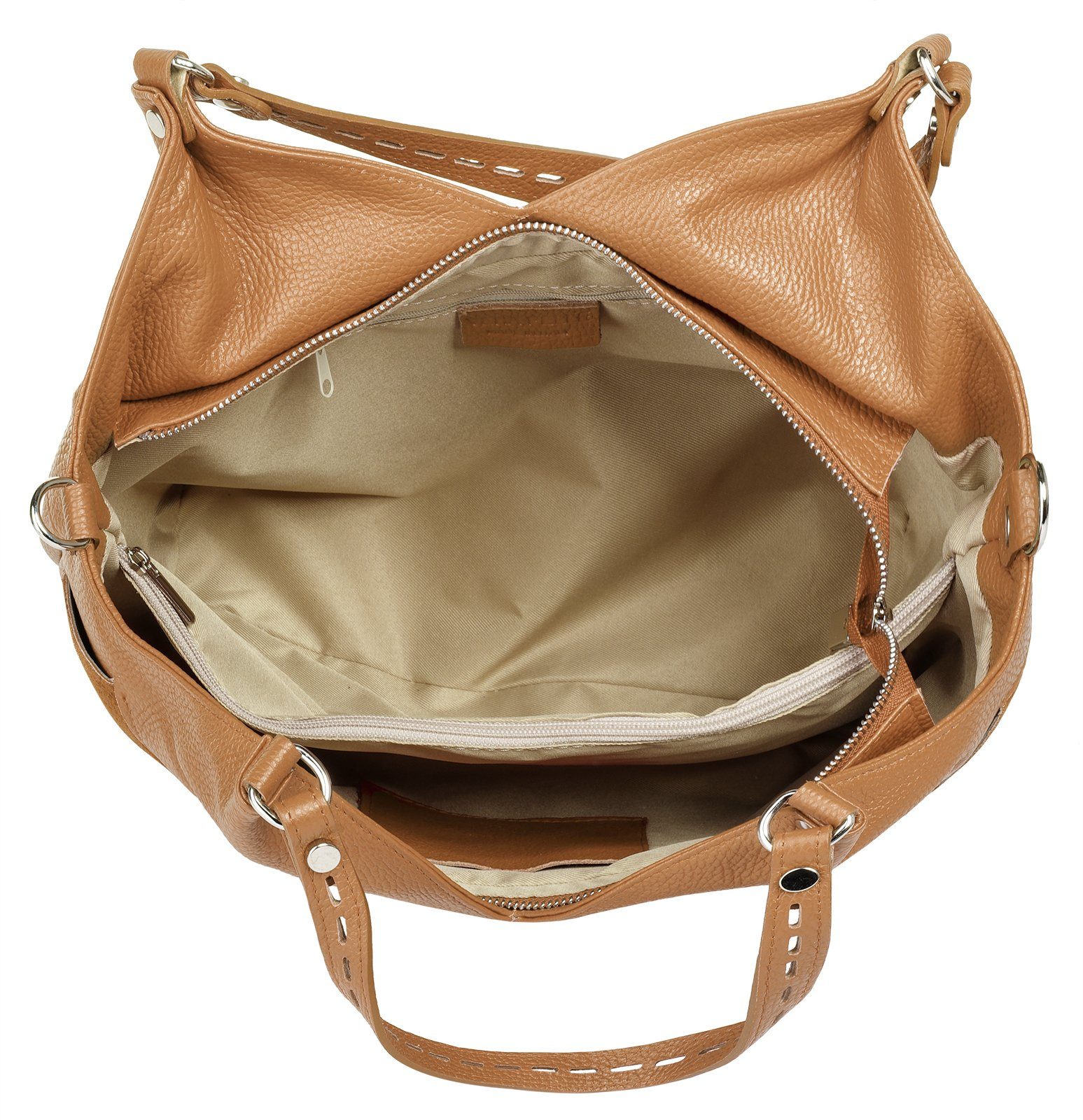Samantha Look Shopper echt leer, made in italy
