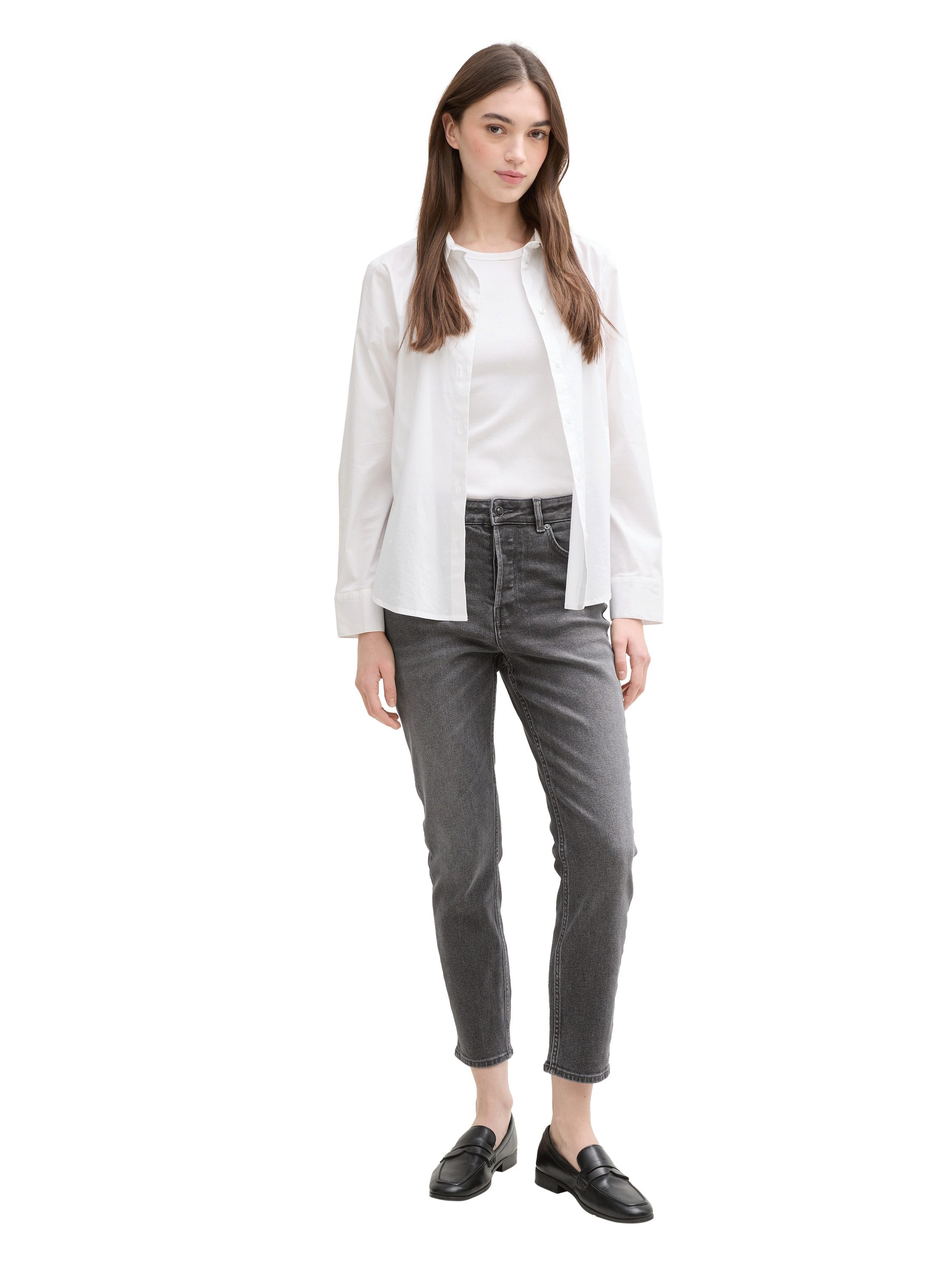 Tom Tailor Denim 7/8 jeans in gebruikte look