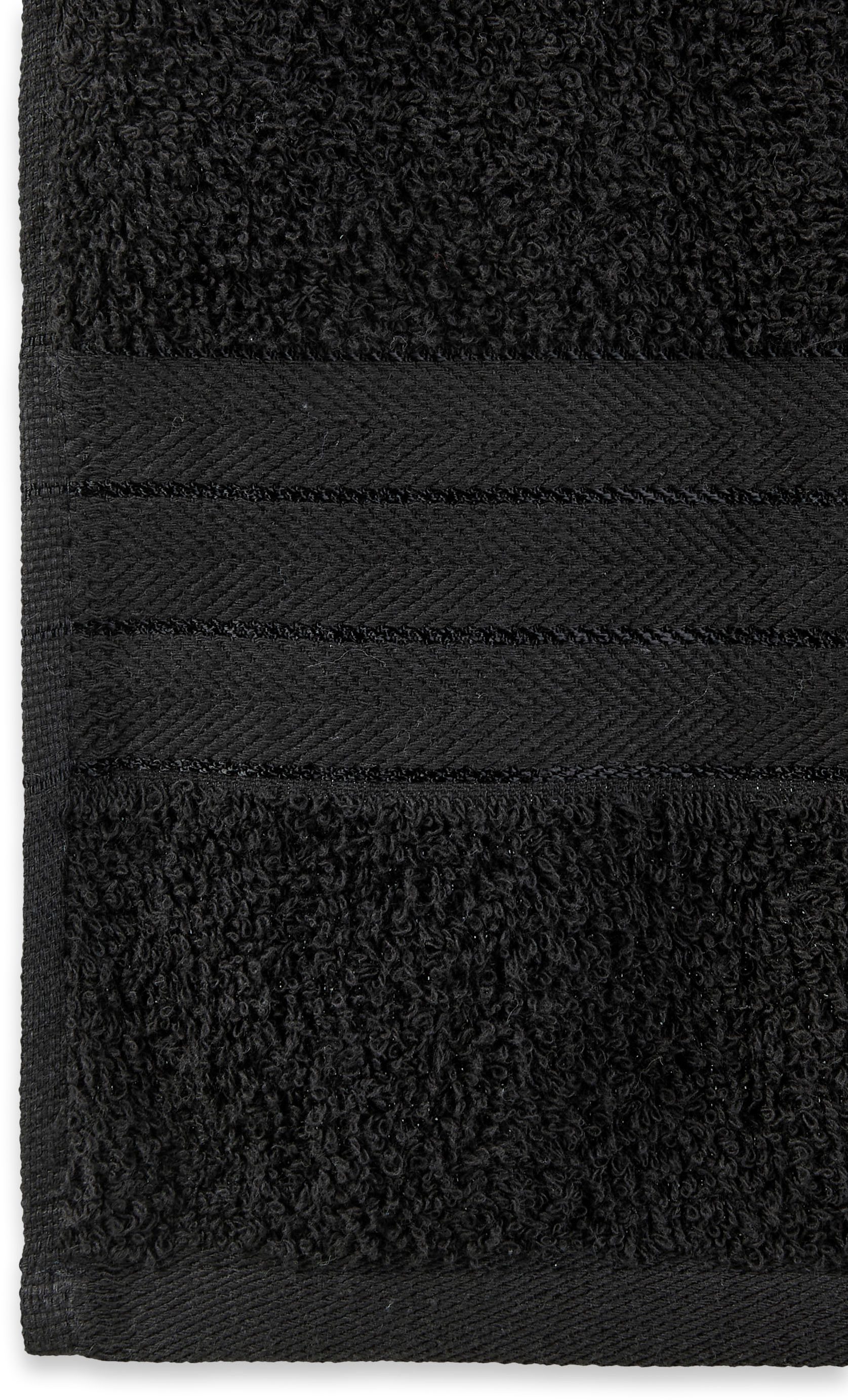 good morning Handdoekenset Uni Katoen, walkfrottee, bies, 500 GSM, effen, zonder ophangbeugel (set, 8 stuks)