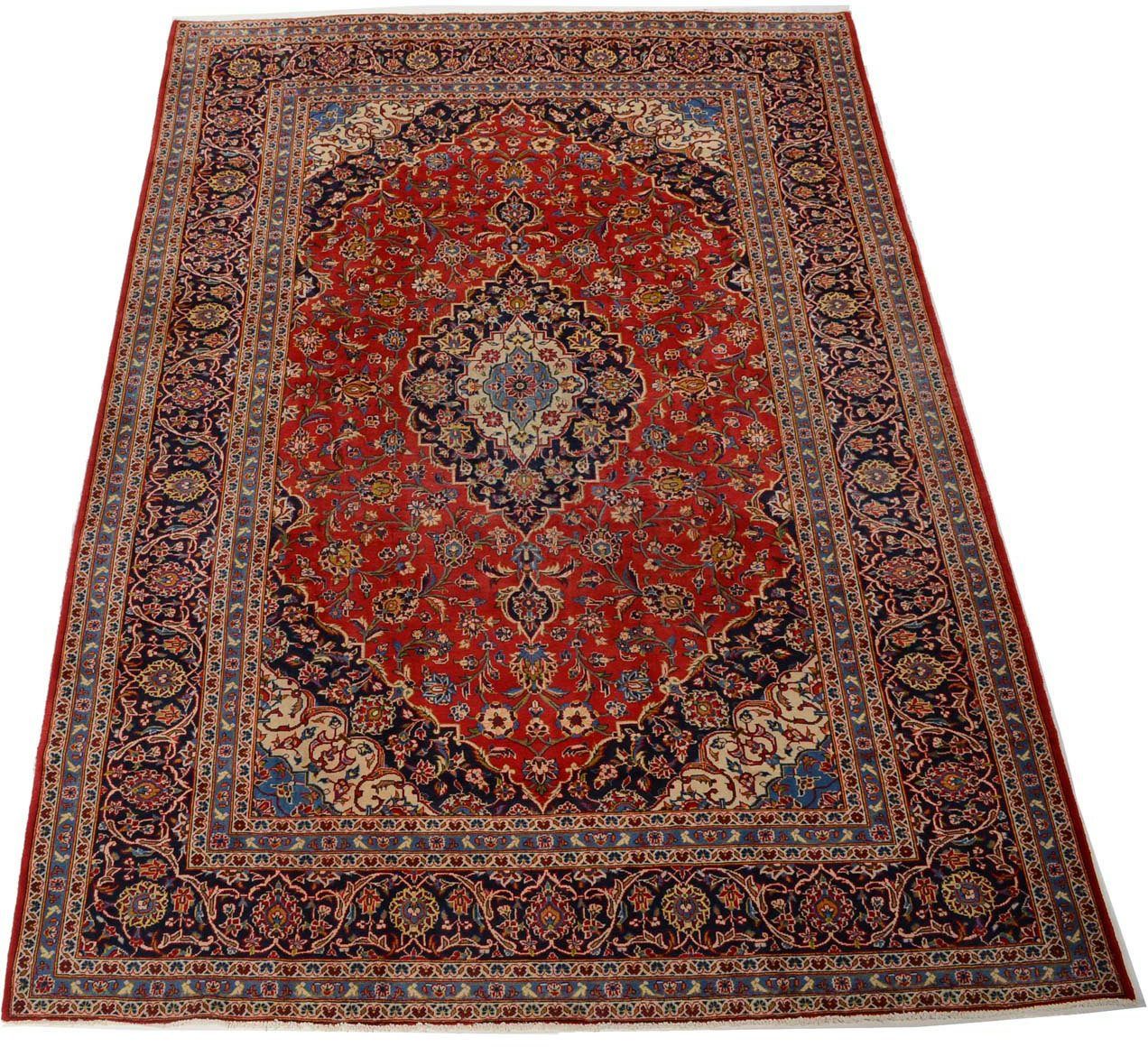 morgenland Wollen kleed Keshan medaillon rosso 350 x 242 cm Handgeknoopt