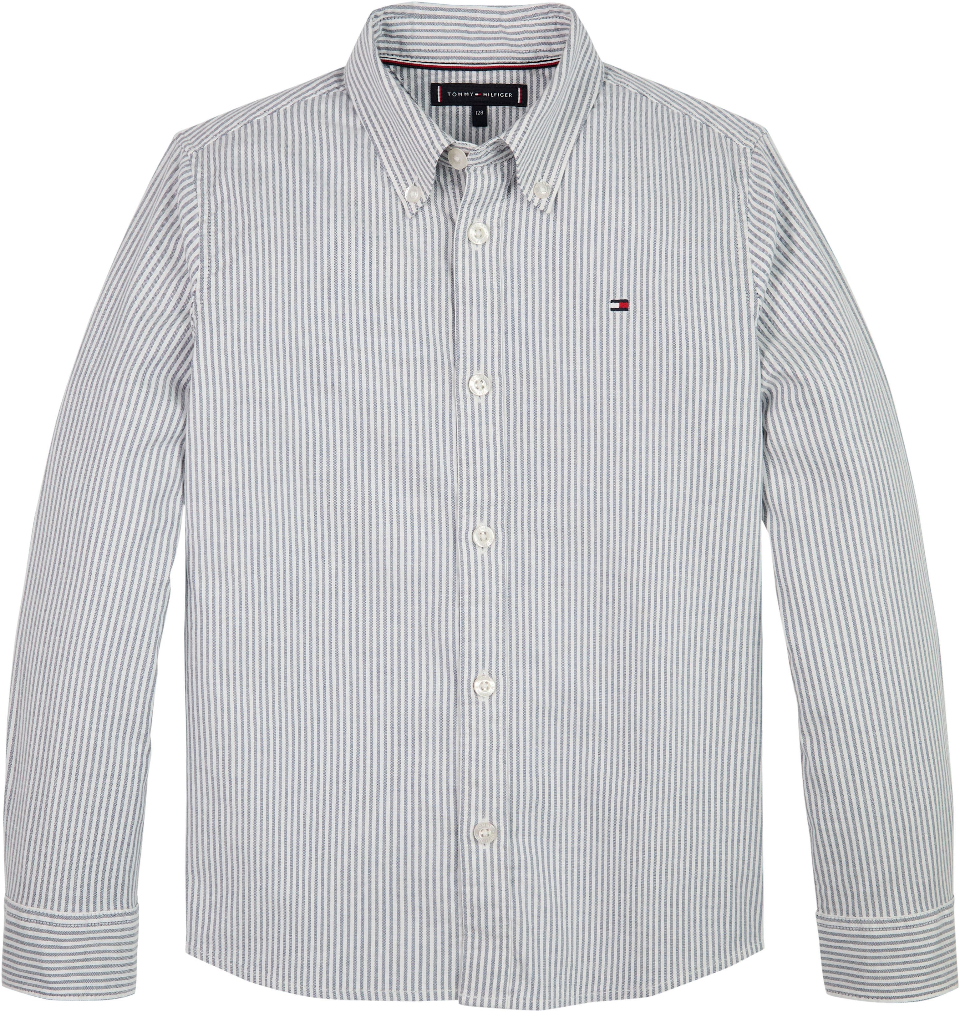 Tommy Hilfiger Overhemd met lange mouwen FLEX ITHACA SHIRT L S Kinderen tot 16 jaar met logostiksel