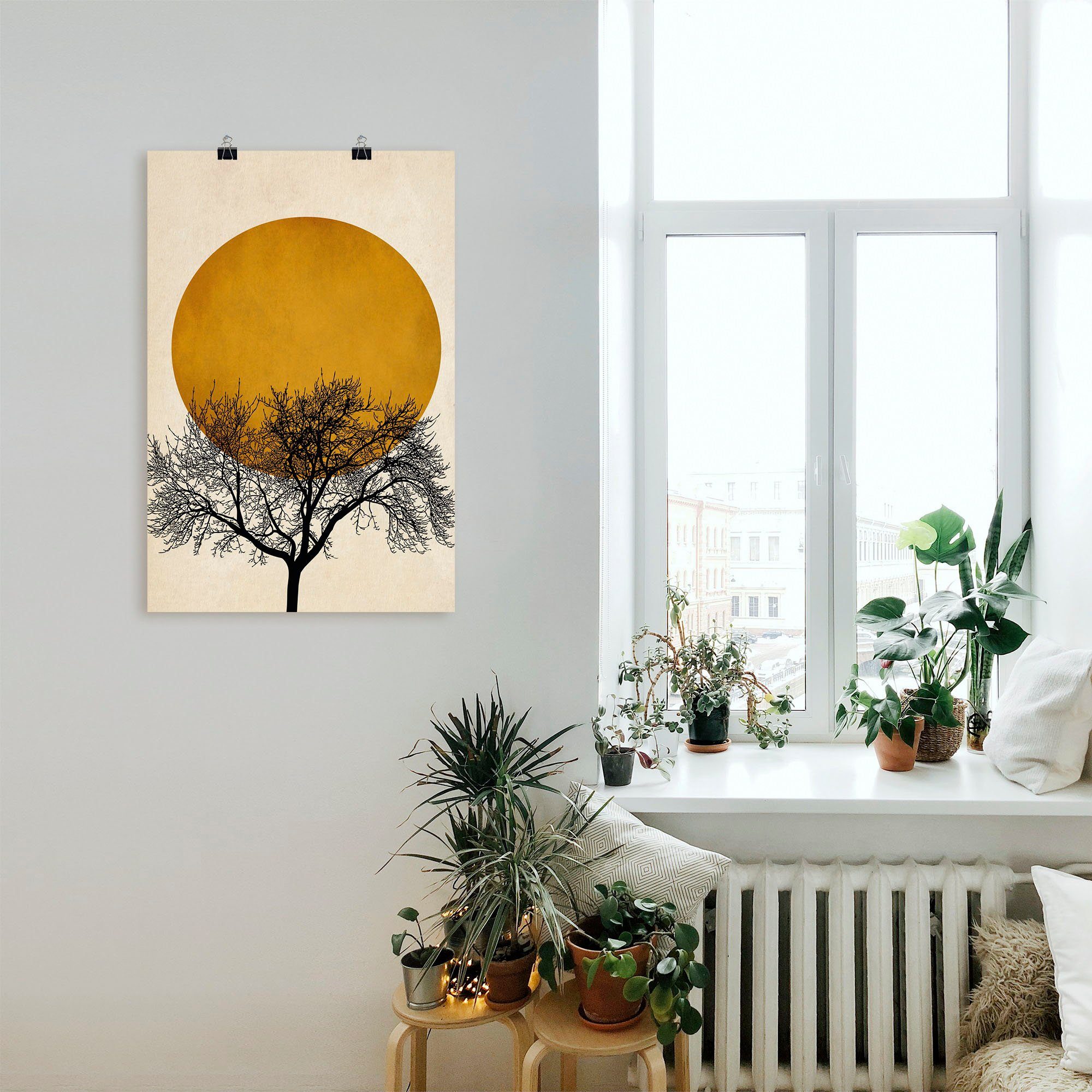 Artland Artprint Winterochtend als artprint op linnen, poster, muursticker in verschillende maten