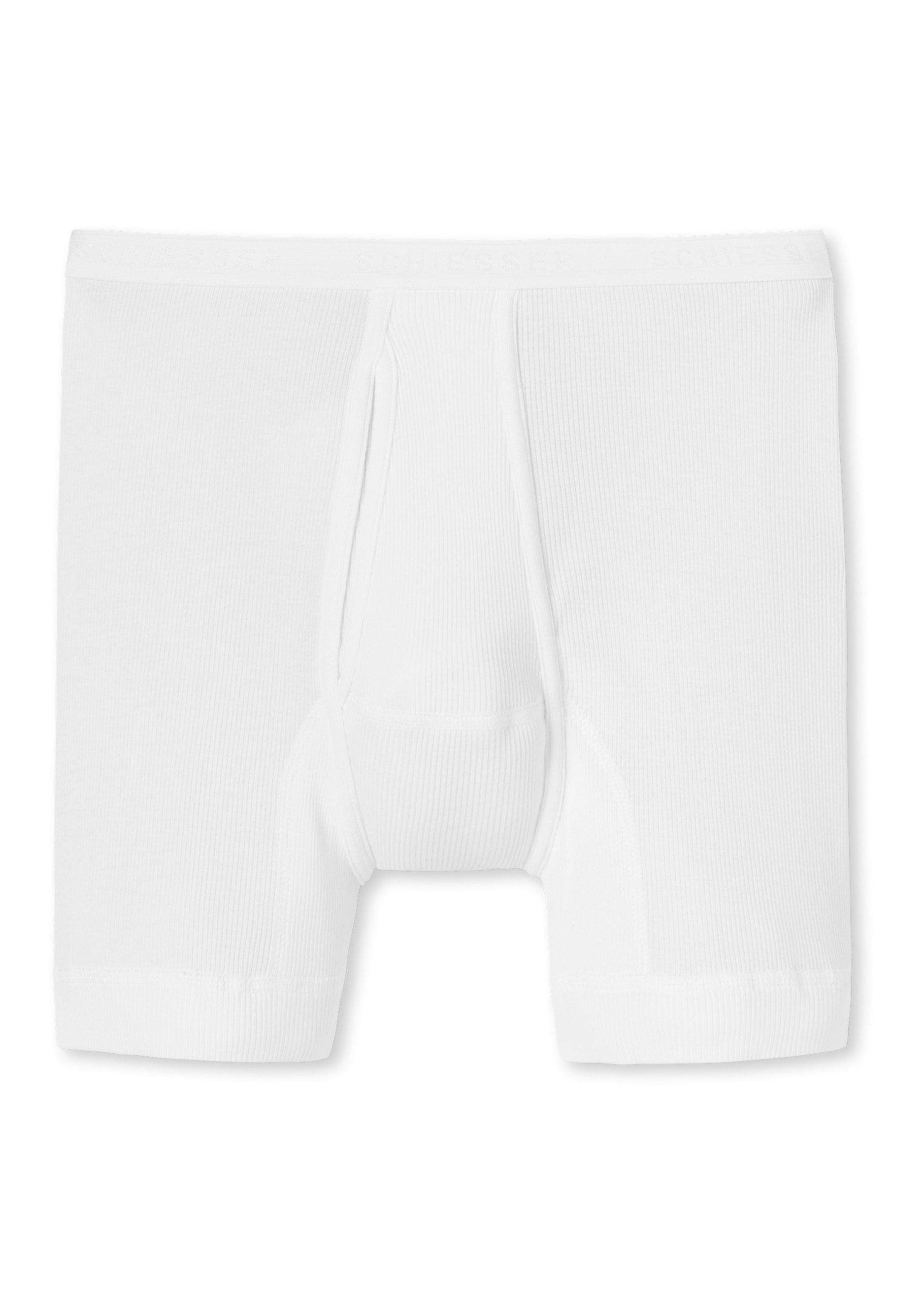 Schiesser Boxershort Original Classics met gulp, iets langere pijpen