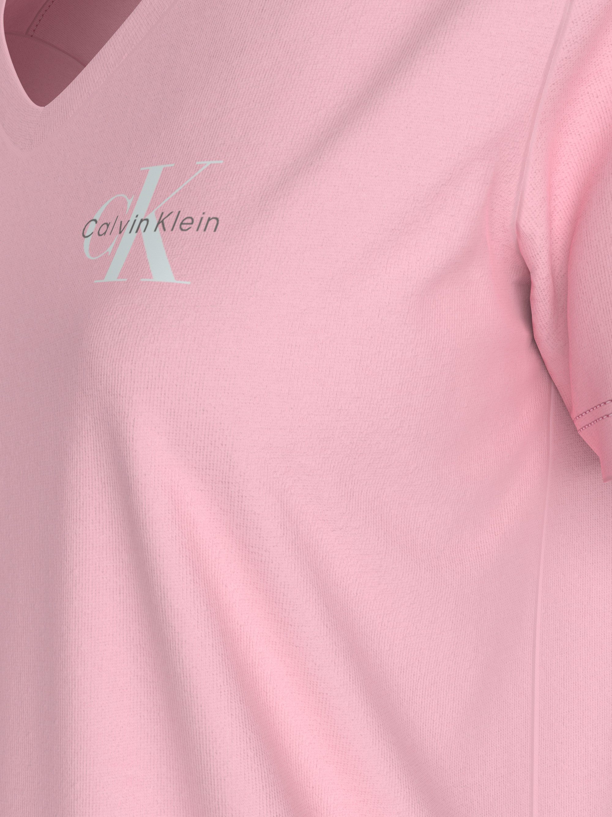 Calvin Klein Shirt met korte mouwen A- Logo VN 2 pack Tee (Set van 2)