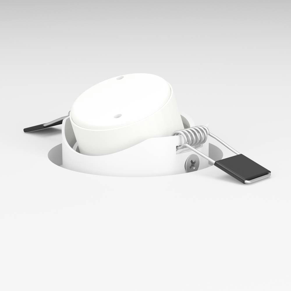 EGLO Plafondlamp SALICETO LED, inbouwspot, woonkamerlamp, 4,2x8,8x4,2cm, uitsnede 6,8cm (1 stuk)