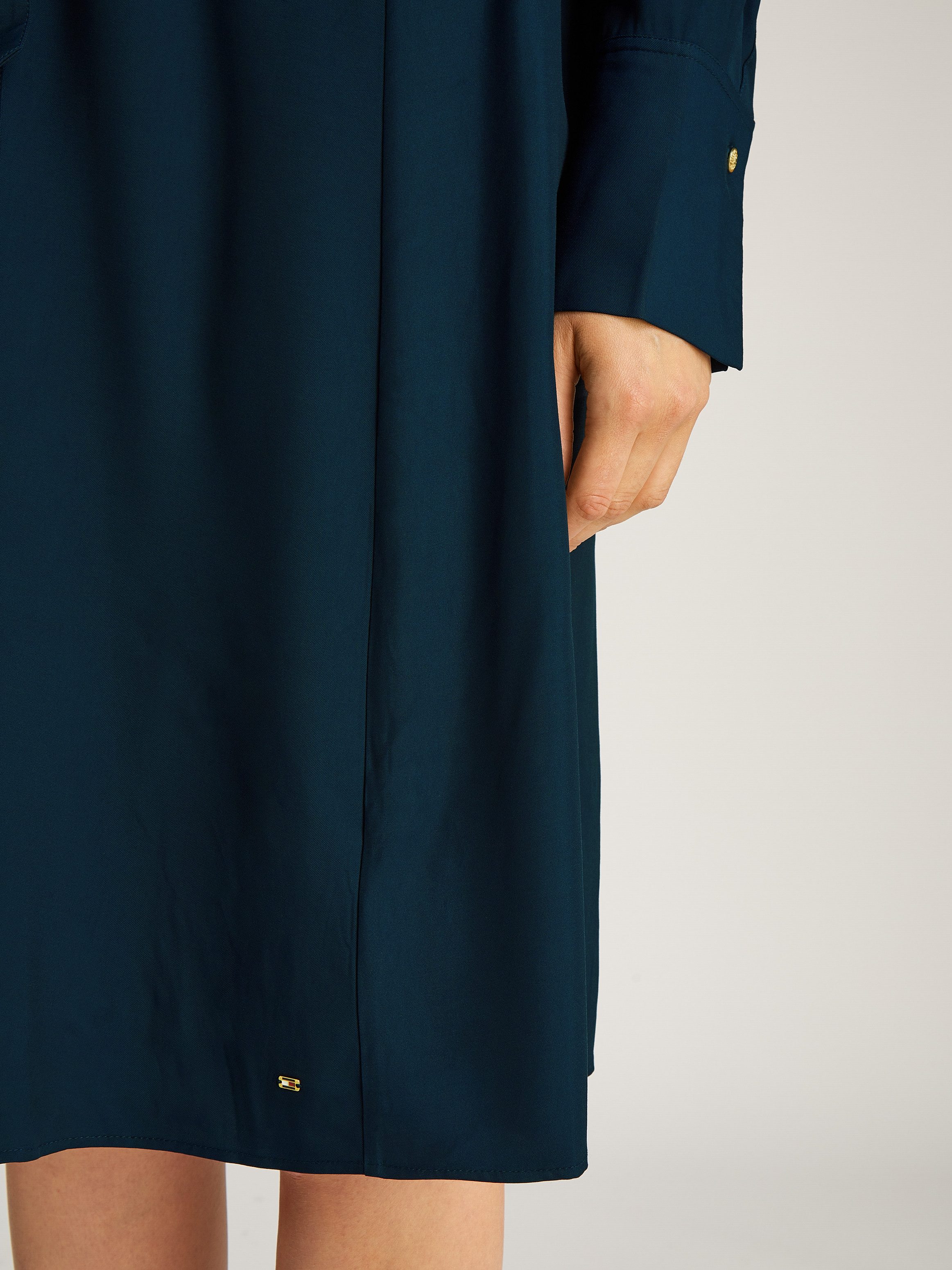 Tommy Hilfiger Blousejurk SOFT VIS COLARLESS SHIRT DRESS