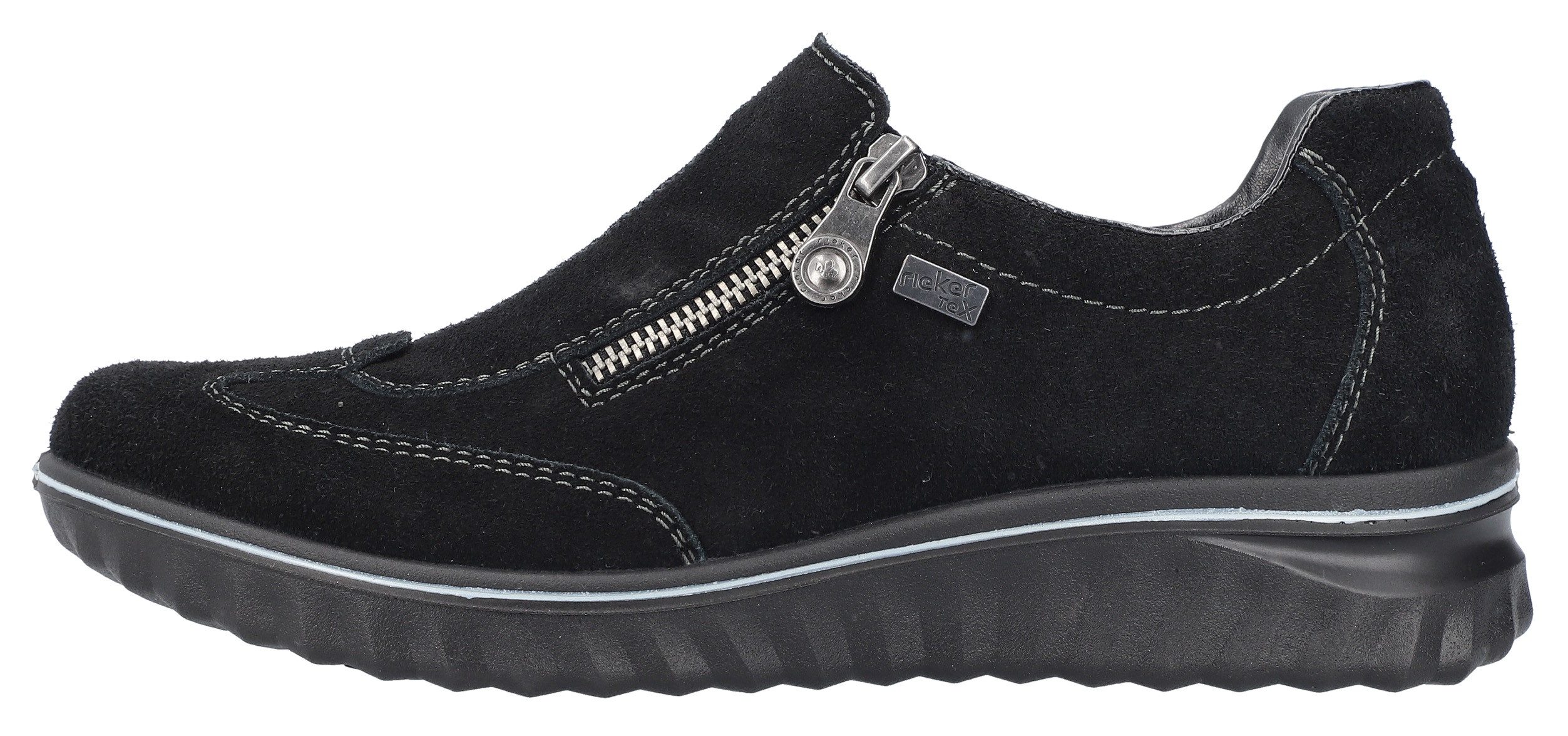 Rieker Slip-on sneakers vrijetijdsschoen, lage schoen, outdoorschoen met riekertex-membraan