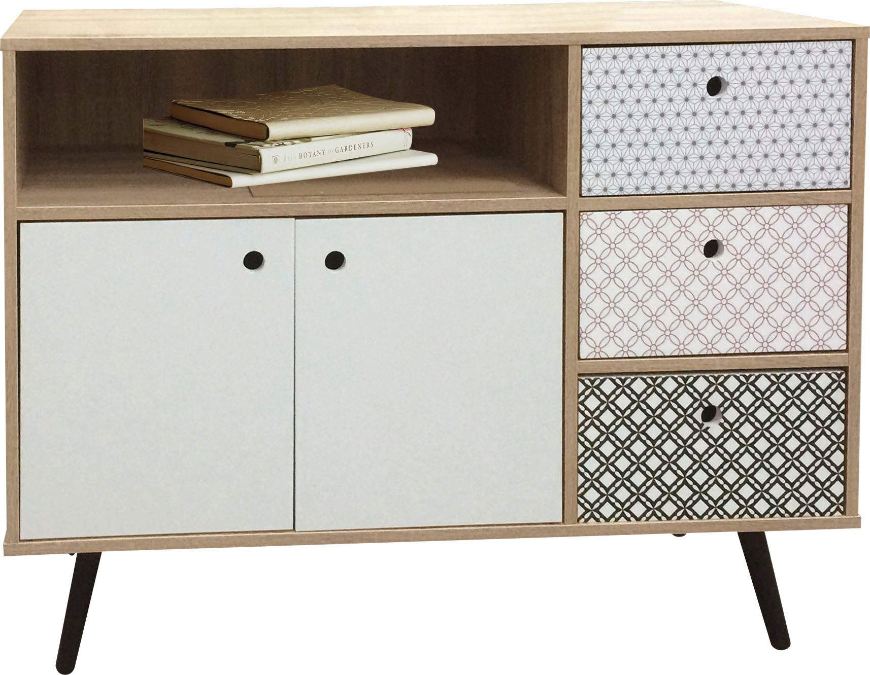 SIT Dressoir Mailbox Decor-oppervlakken in Scandi look, shabby chic, vintage