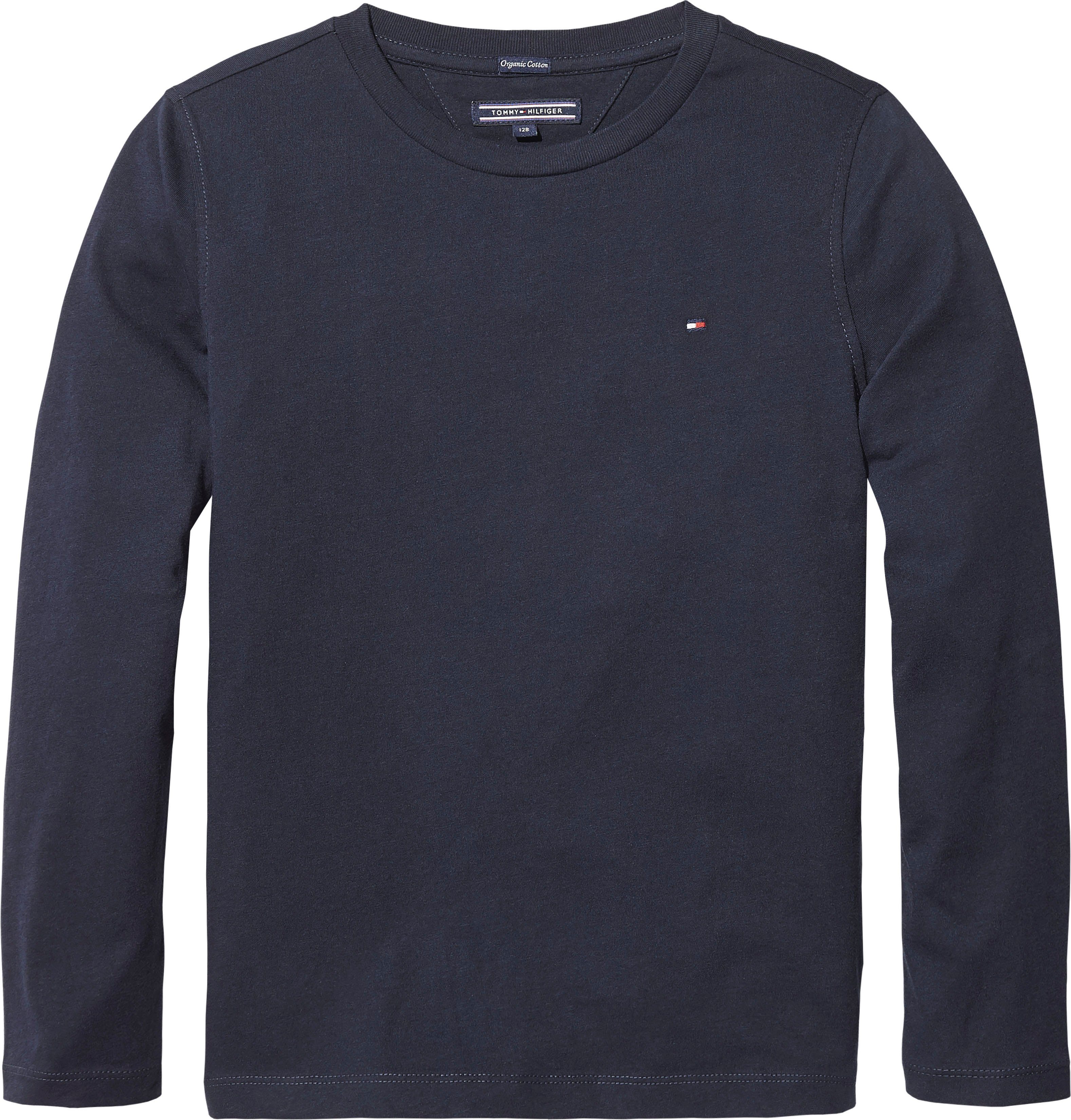 Tommy Hilfiger Shirt met lange mouwen BOYS BASIC CN KNIT L/S