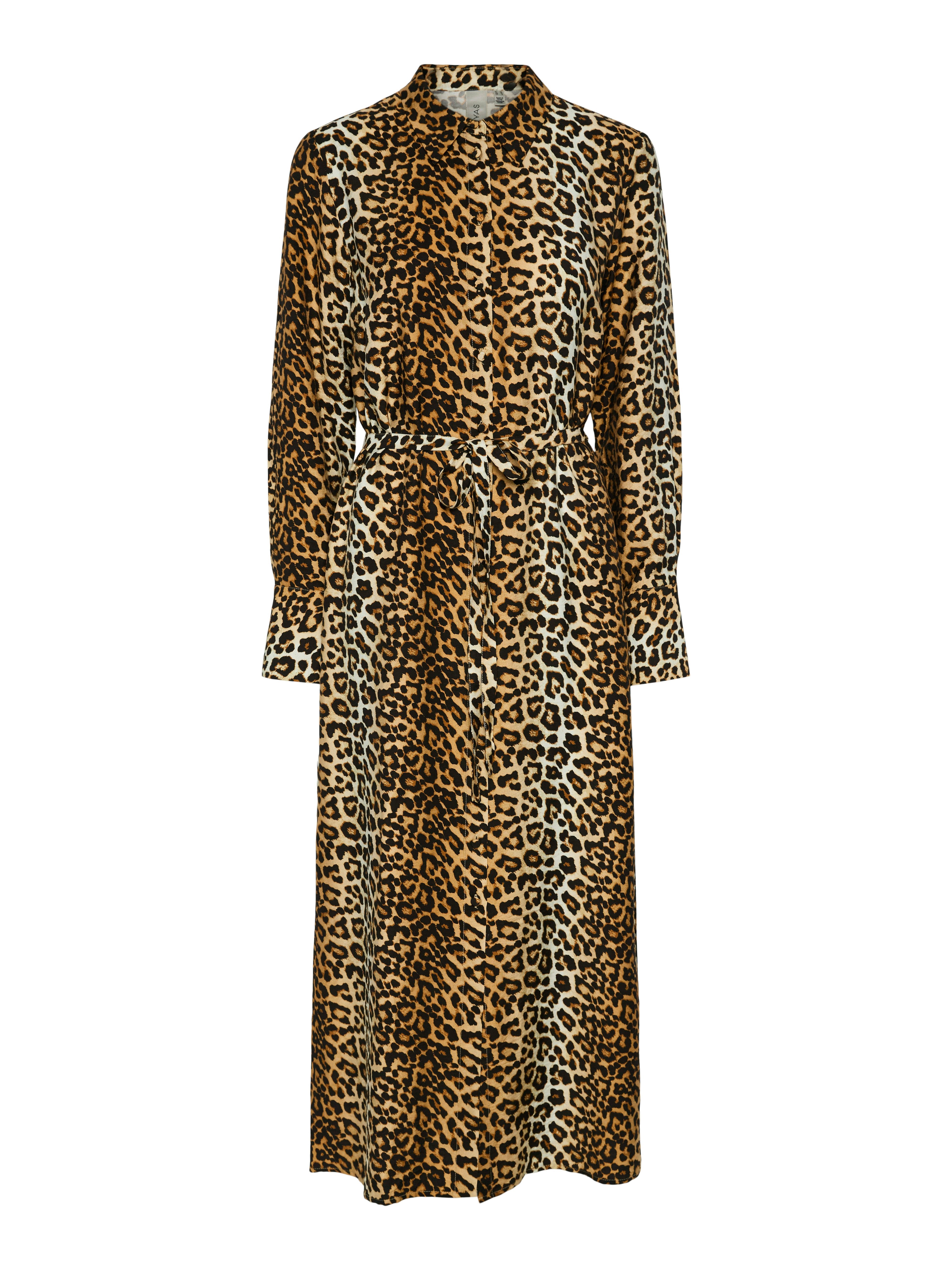 Y.A.S Jurk met overhemdkraag YASKAYA LS LONG SHIRT DRESS S. NOOS