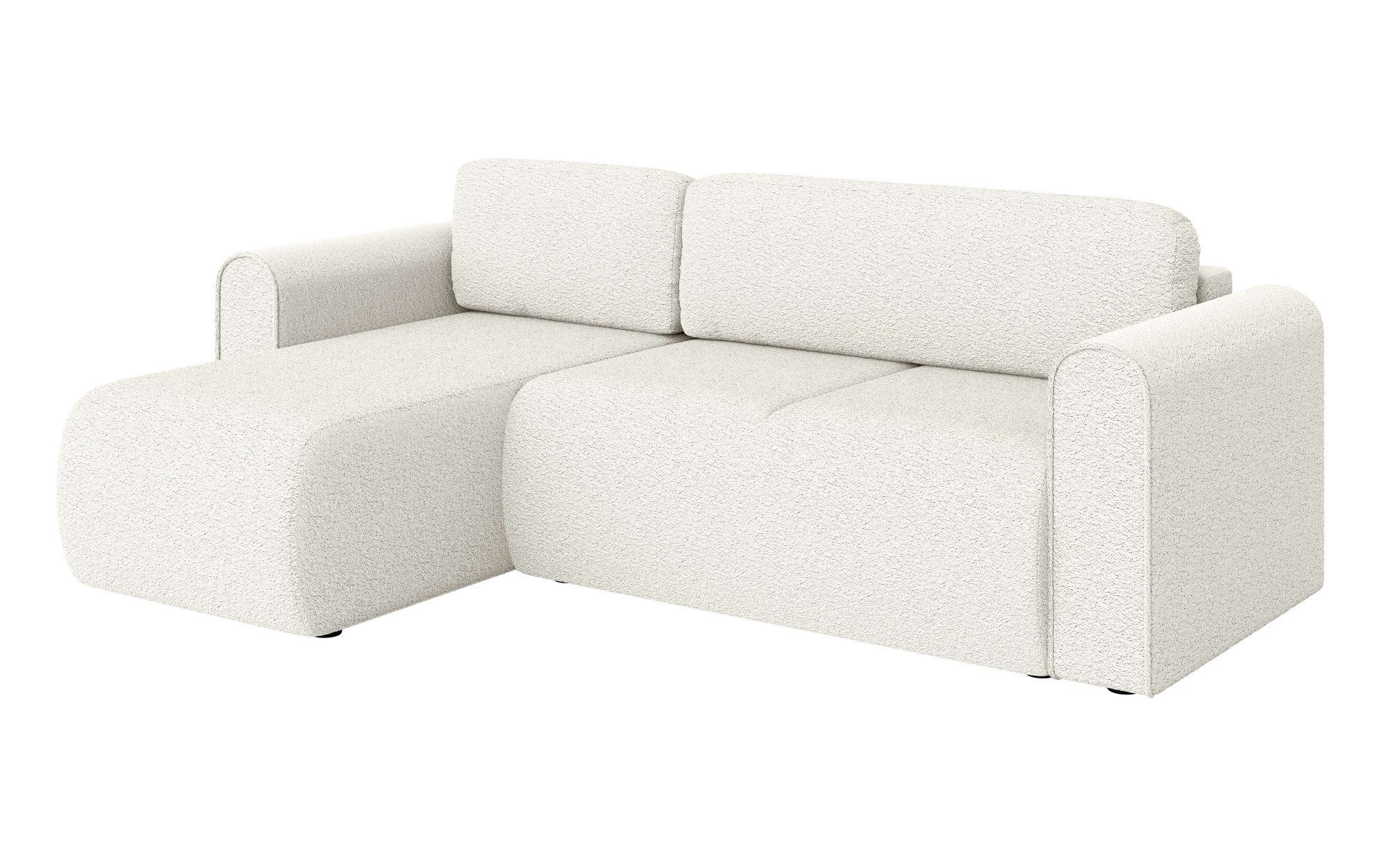 INOSIGN Hoekbank Zacharia optioneel slaapbank met opbergruimte, B/D/H 250/166/86 cm L-vorm met golfondersteuning, recamière aan beide zijden te monteren