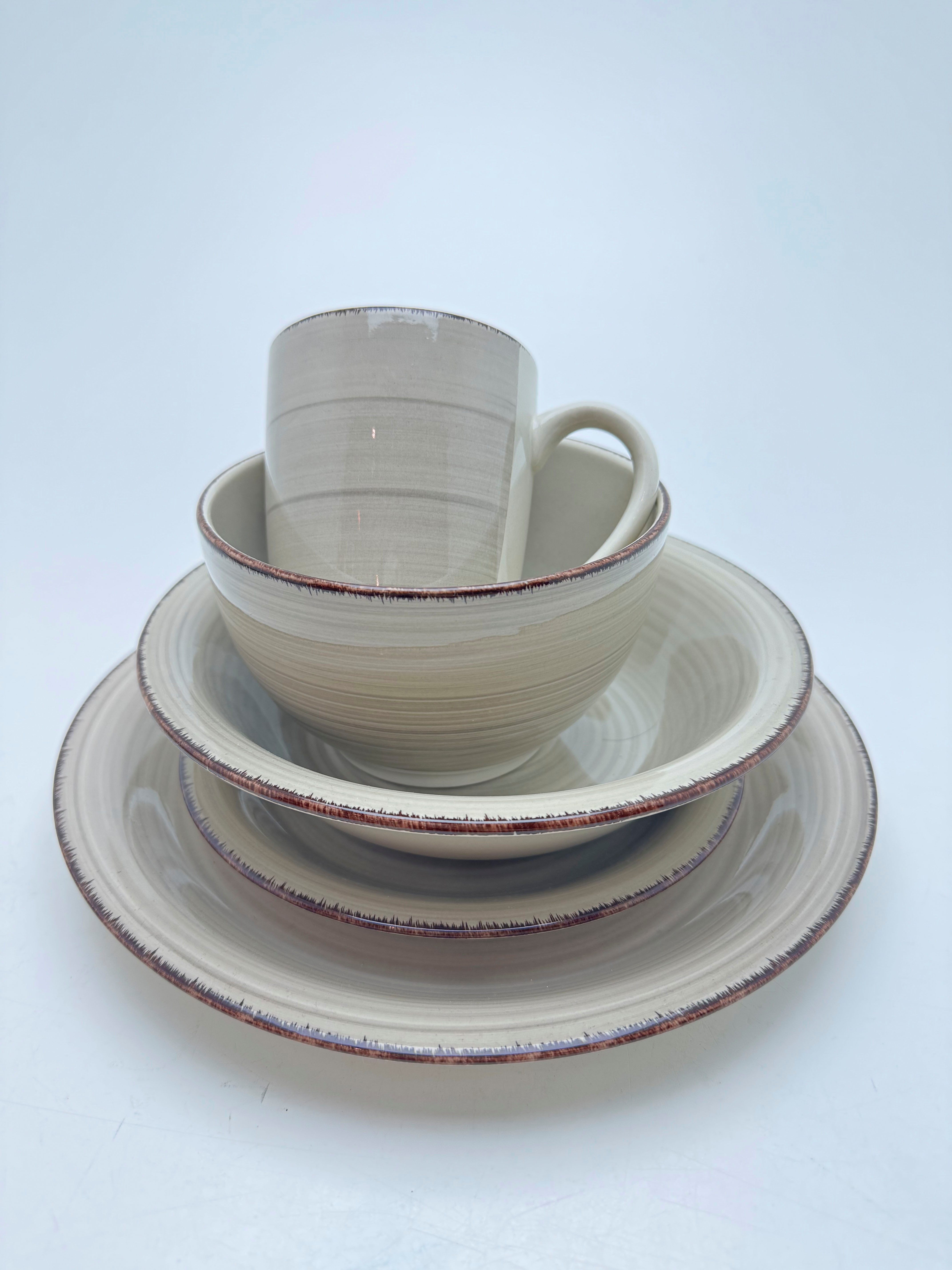 Home affaire Combi-servies Bel Tempo met spiraaldecoratie (set, 20-delig)
