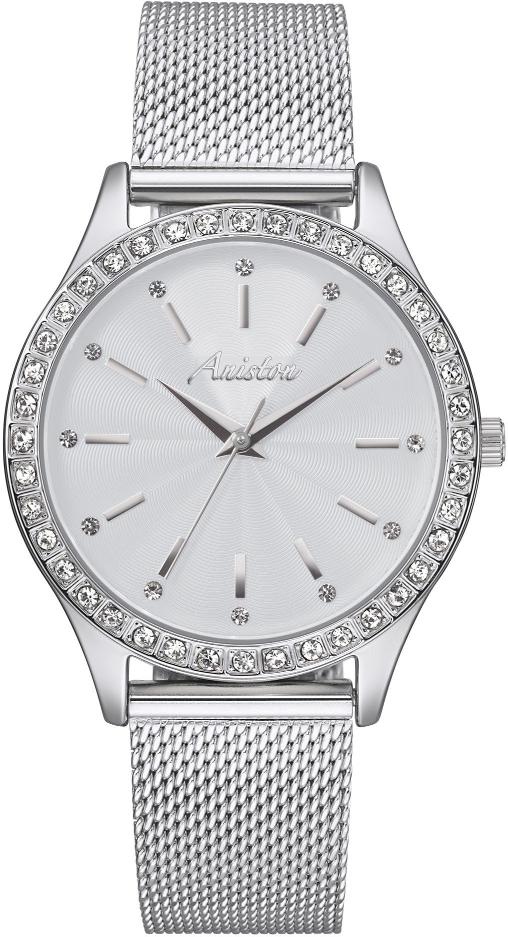 Aniston JEWELRY & WATCHES Kwartshorloge Horloge, dameshorloge, sieraadstenen, nieuwe collectie