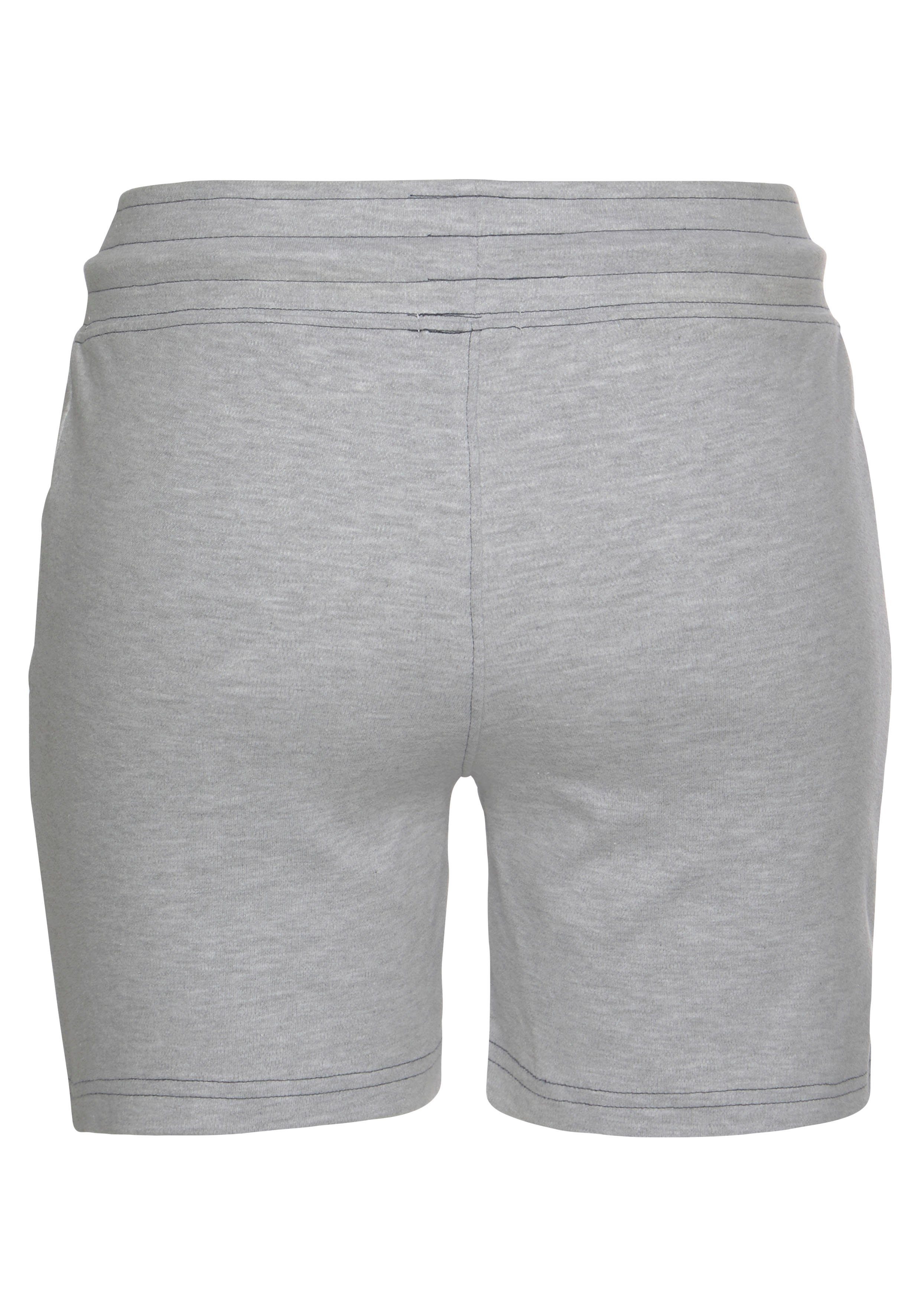 KangaROOS Sweatshort met contrastkleurig koord en merkprint