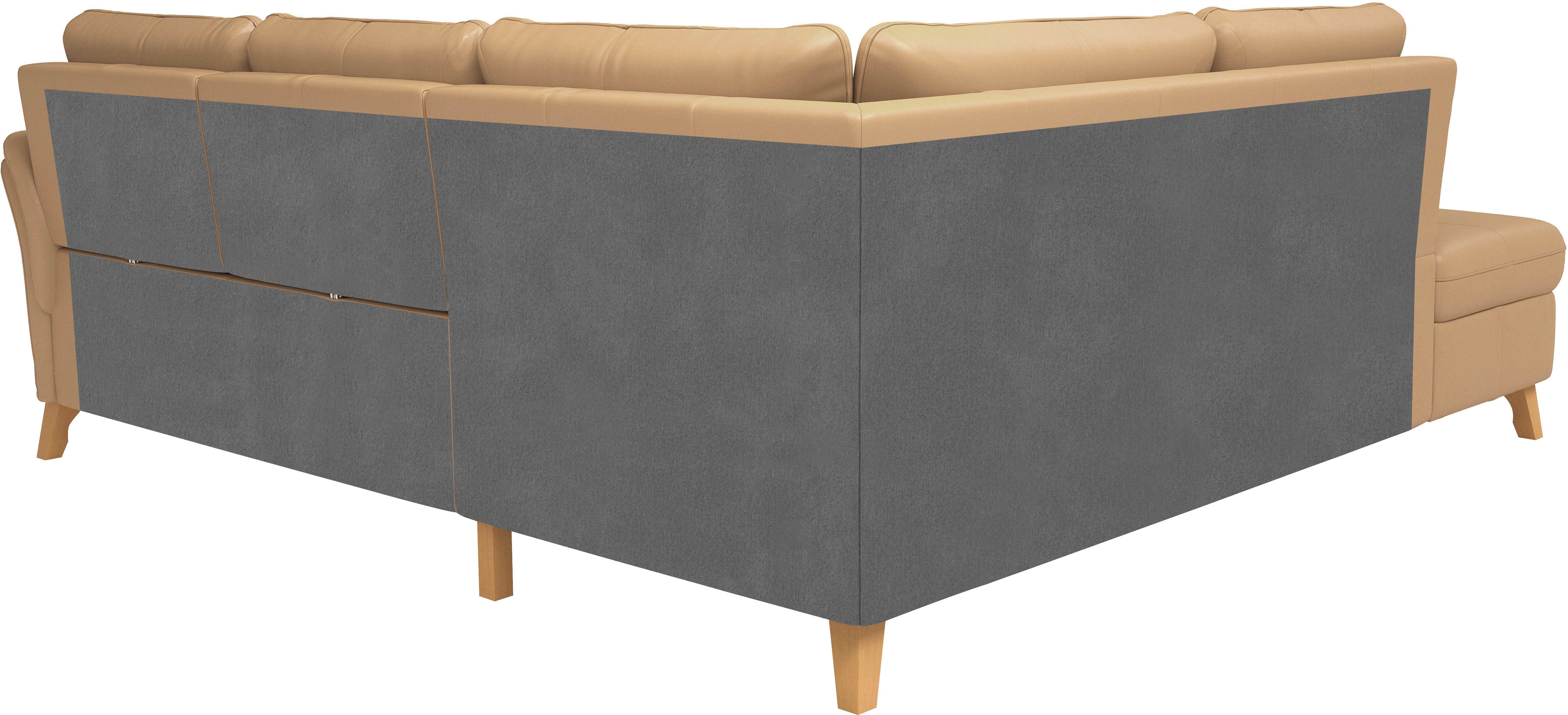 sit&more Hoekbank Göteborg inclusief zitdiepteverstelling, optioneel met bedfunctie & bedlade