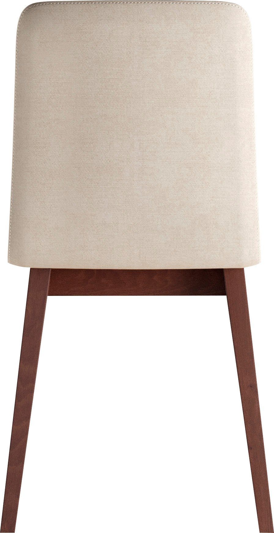 INOSIGN Stoel Sandy met verschillende stoelpootkleuren en kleurvarianten, zithoogte 47 cm (2 stuks)
