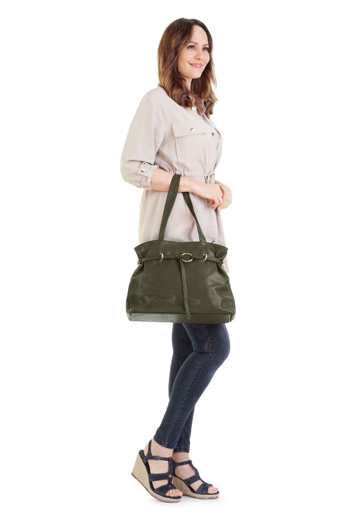 Samantha Look Tas echt leer, made in italy