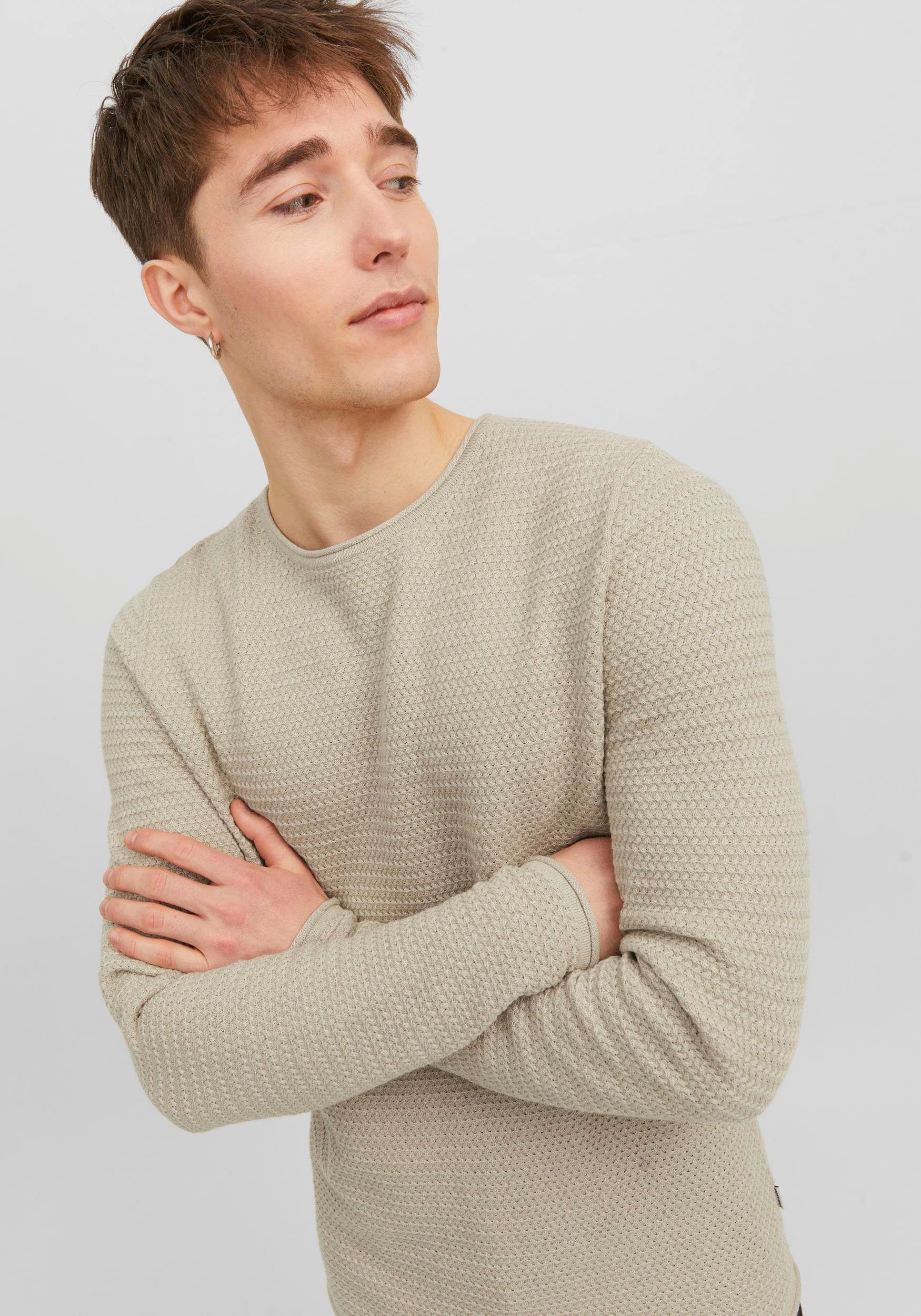 Jack & Jones Trui met ronde hals JPRBLUMIGUEL KNIT CREW NECK NOOS