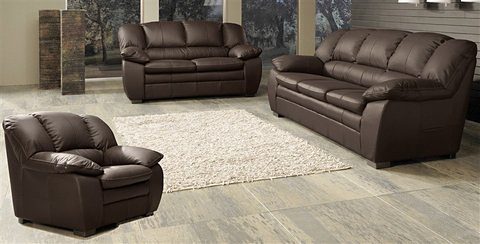 COTTA Zithoek Casino Set: fauteuil, 2-zitsbank, 2,5-zitsbank (set, 3-delig)