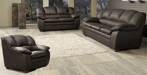 COTTA Zithoek Casino Set: fauteuil, 2-zitsbank, 2,5-zitsbank (set, 3-delig)
