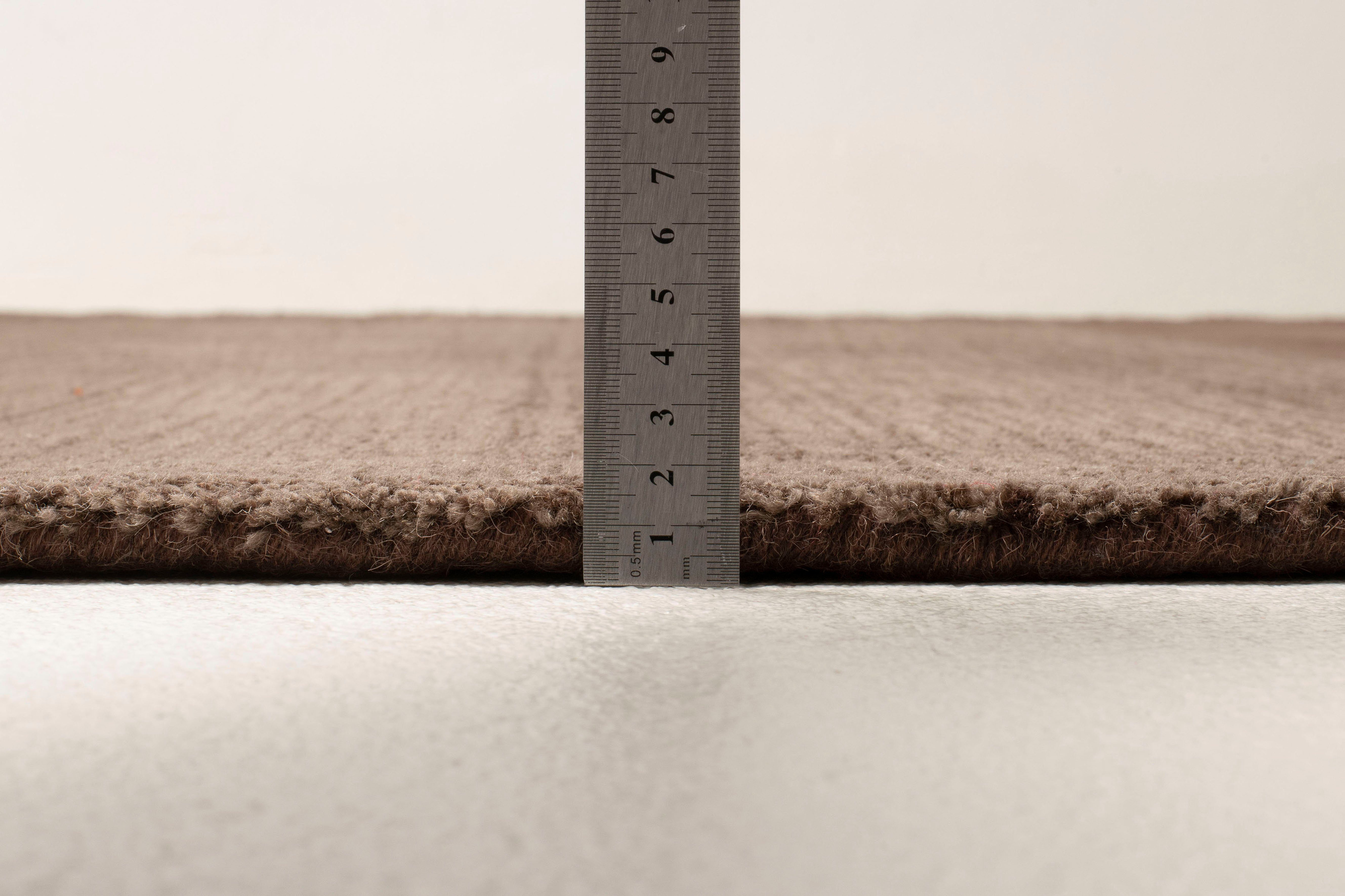 THEKO Wollen kleed Wool Comfort Handgeweven vloerkleed, zuivere wol, met de hand geweven, briljante kleuren, Scandinavisch