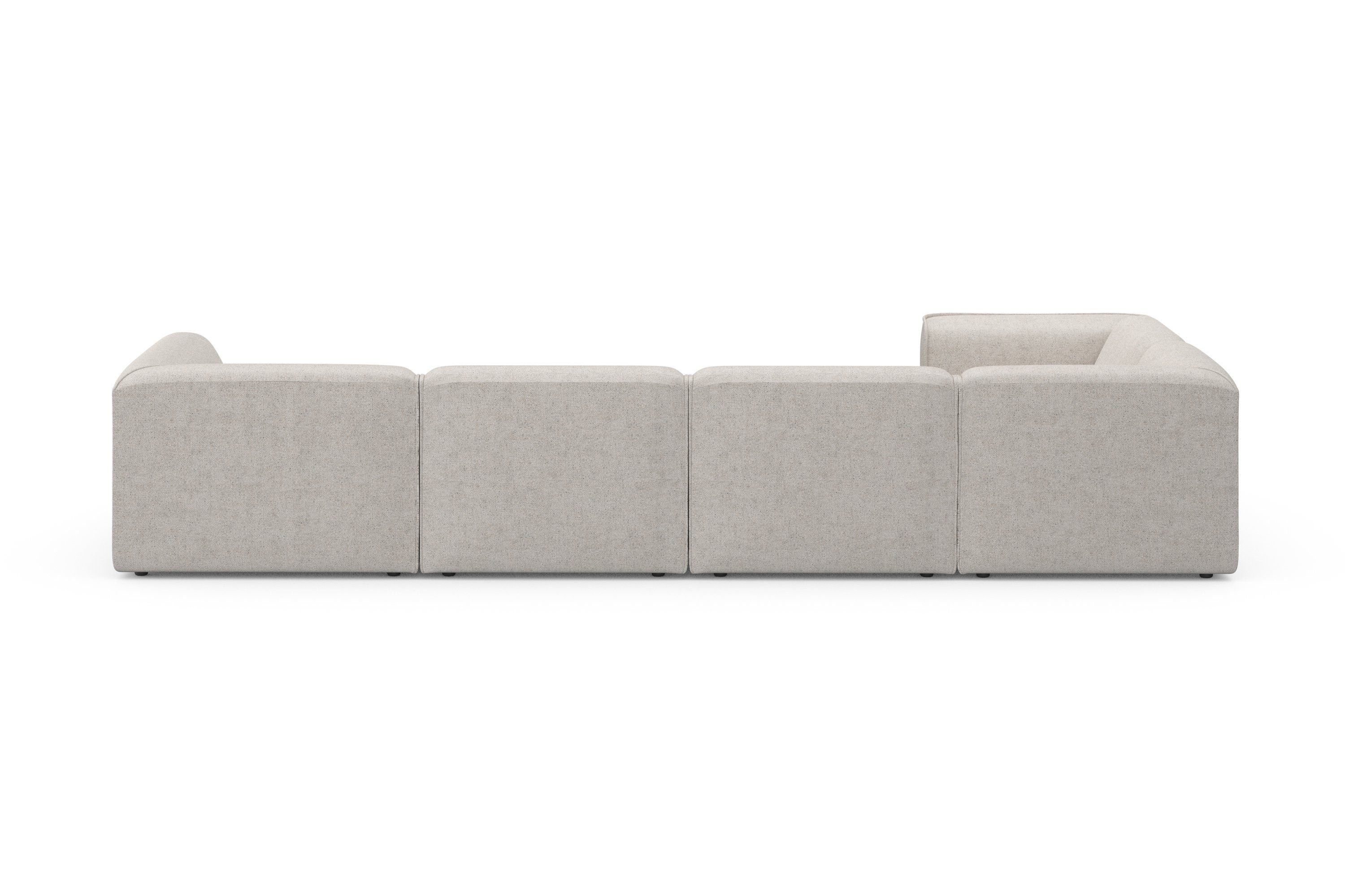 RAUM.ID Zithoek Merid U-vorm, altijd uitbreidbaar met modules, B/D/H: 367/206/70 cm