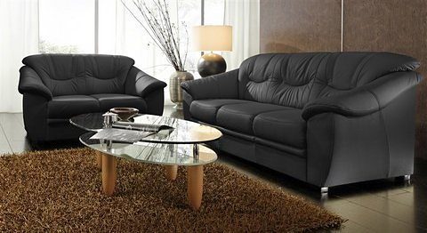 sit&more Zithoek Savona NatuurLEER® (2-delig), bestaand uit elk een 2- en 3-zitsbank