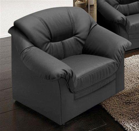domo collection fauteuil montana zwart
