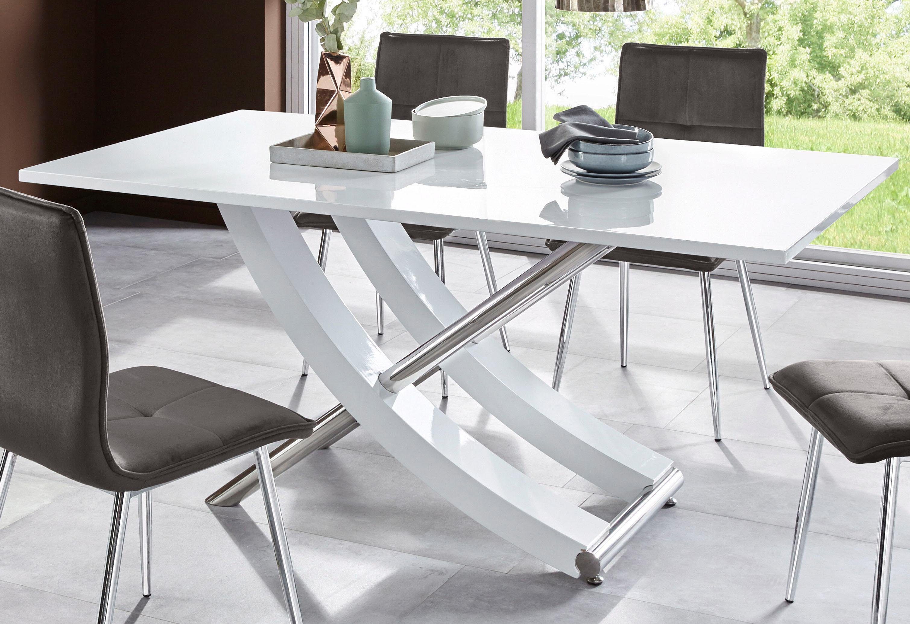 INOSIGN Eettafel Kaleo, TOPSELLER! Breedte 160 cm, modern ontwerp, stabiel, hoogglans