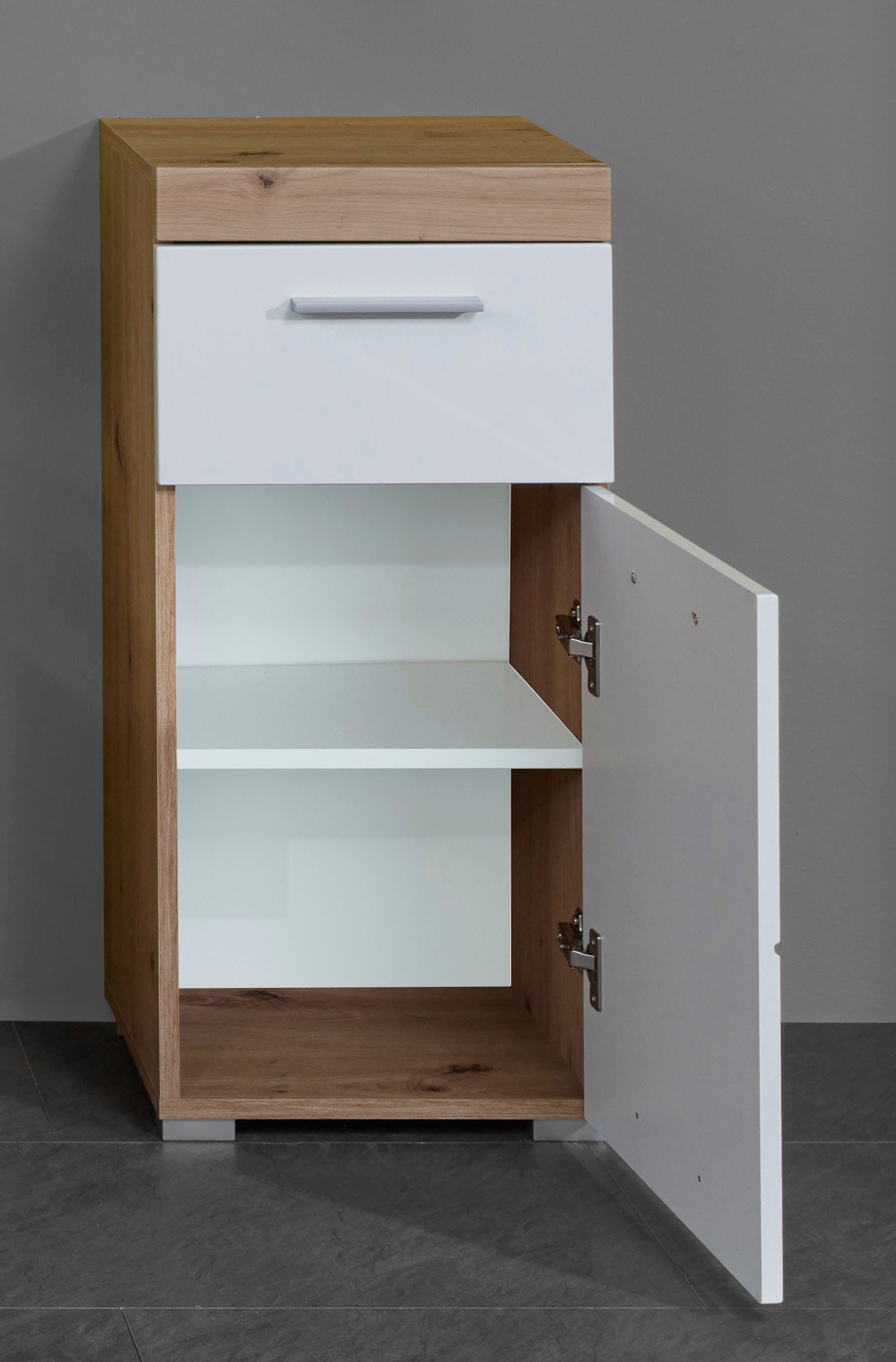 INOSIGN Onderkast Avena Badkamerkast met 1 lade en 1 deur - afmetingen (B/D/H) 37/31/79 cm