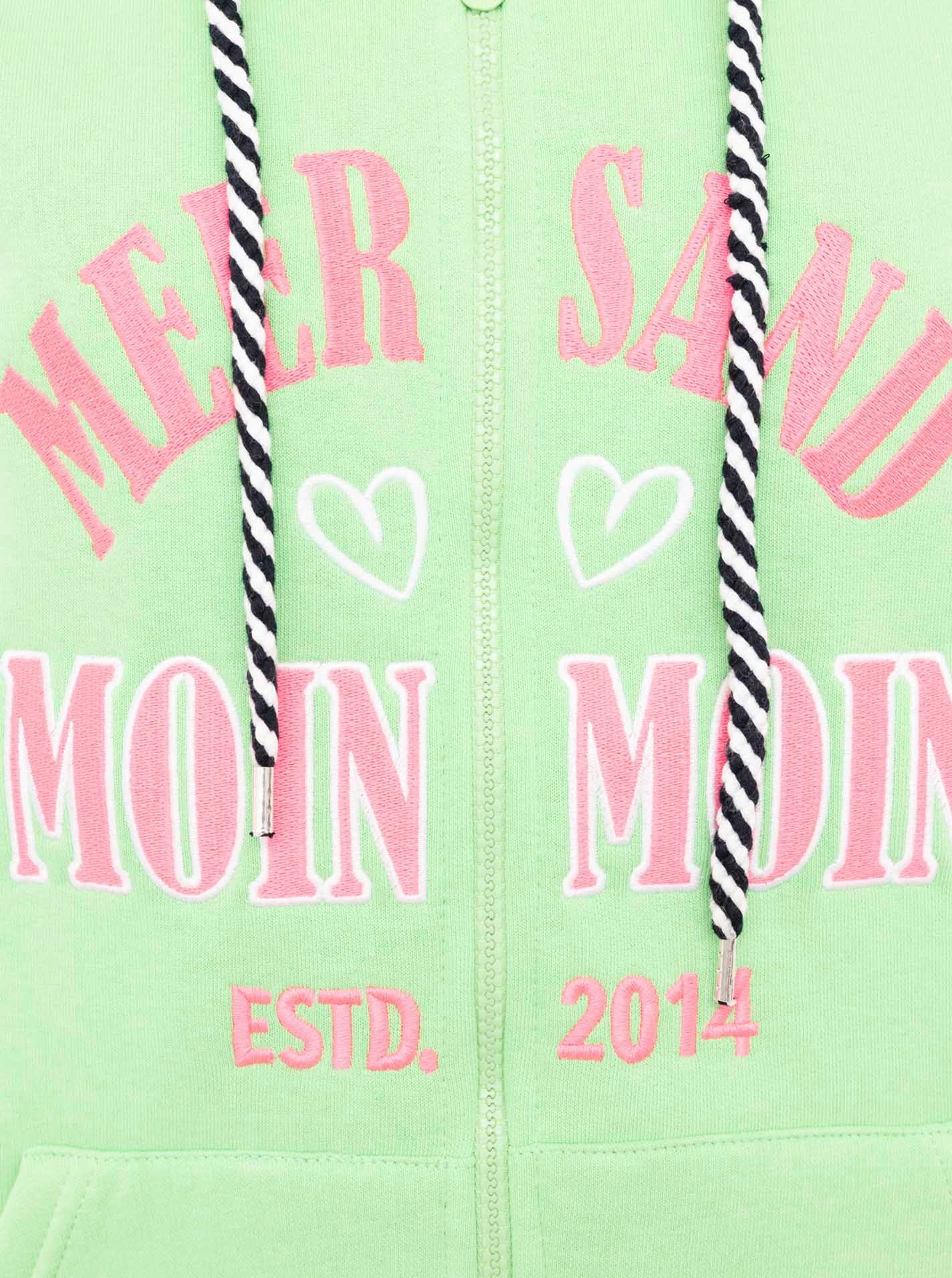 Zwillingsherz Sweatvest Moin Moin