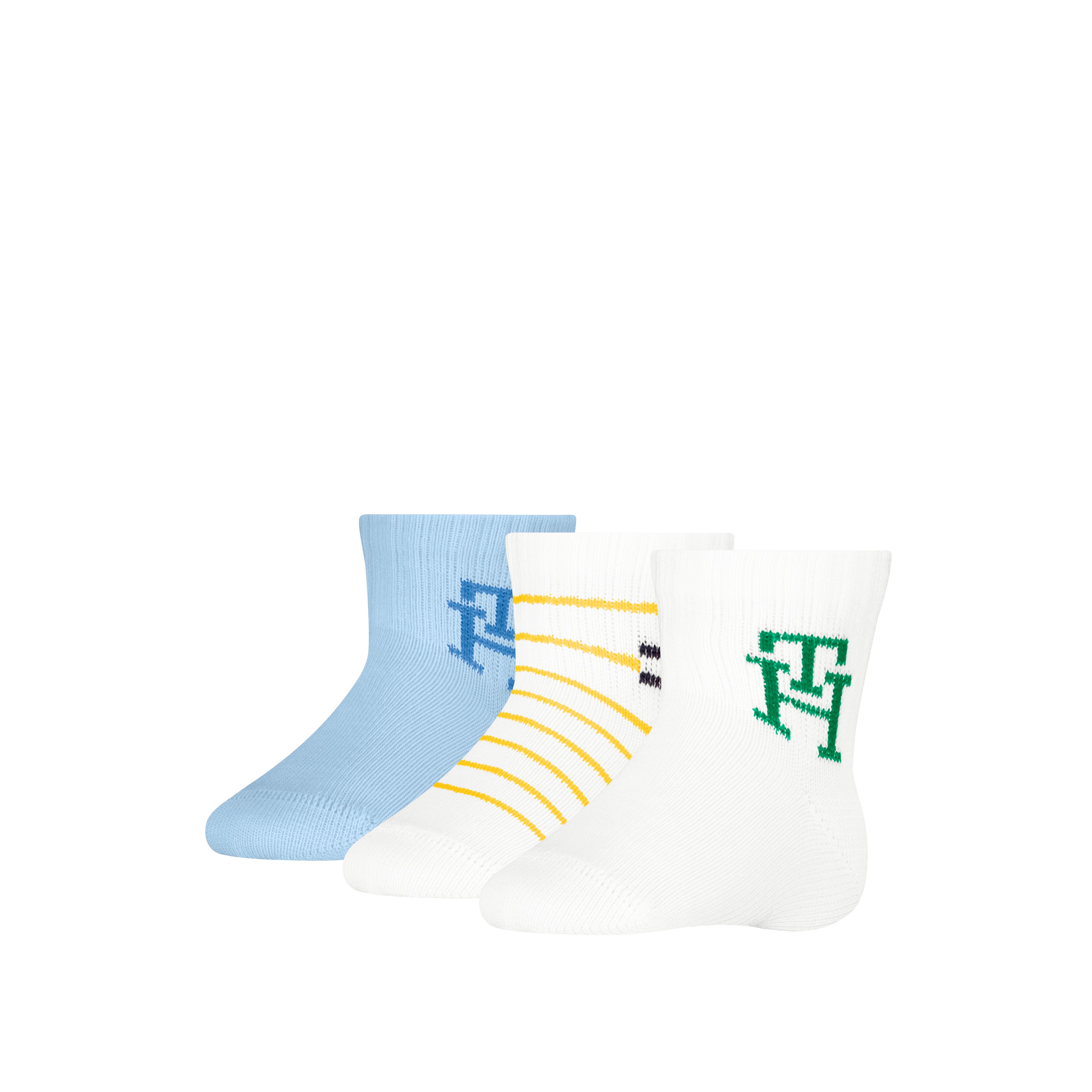 Tommy Hilfiger Sokken TH BABY SOCK 3P GIFTBOX MONOGRAM (3 paar)