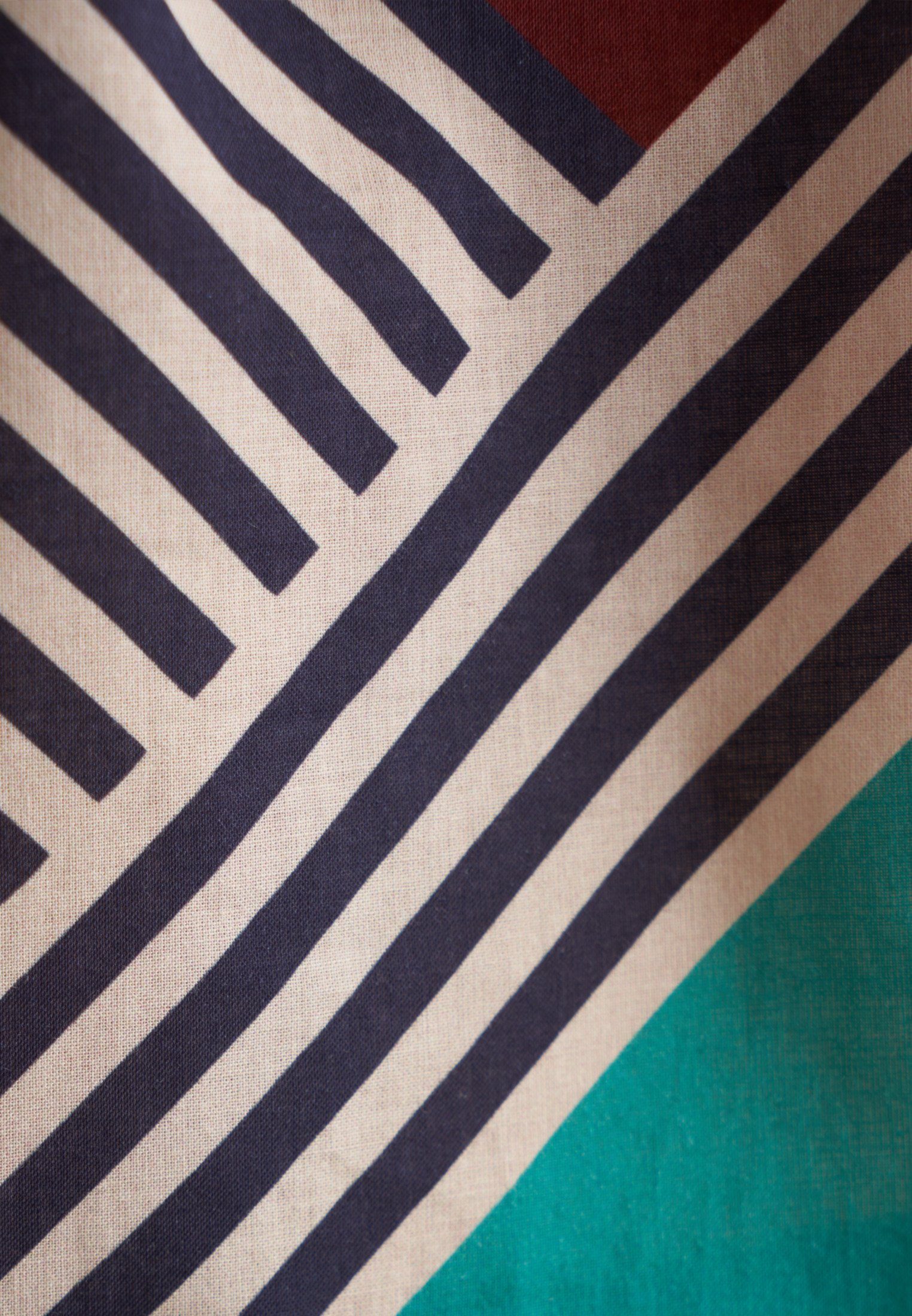 seidensticker Klassieke blouse Zwarte roos Tunika met geometrische patronen