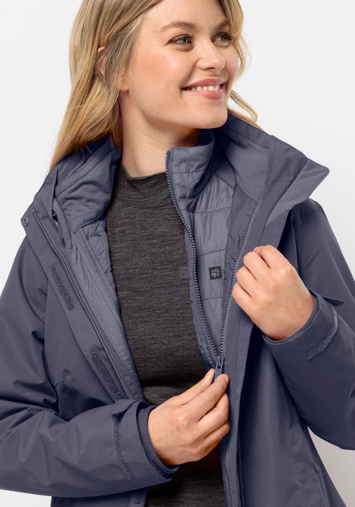 Jack Wolfskin Functioneel 3-in-1-jack GEISSHORN 3-in-1 JKT W (2-delig)