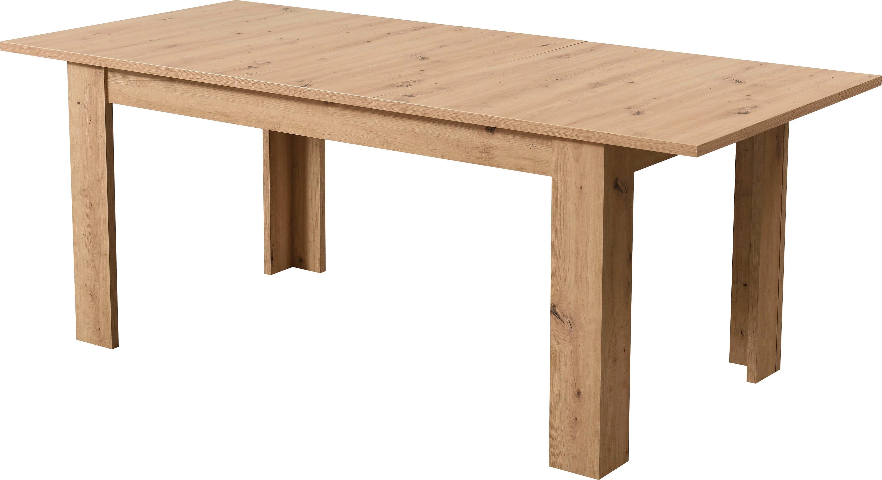 INOSIGN Eettafel SARDINIA Te verlengen door inlegblad