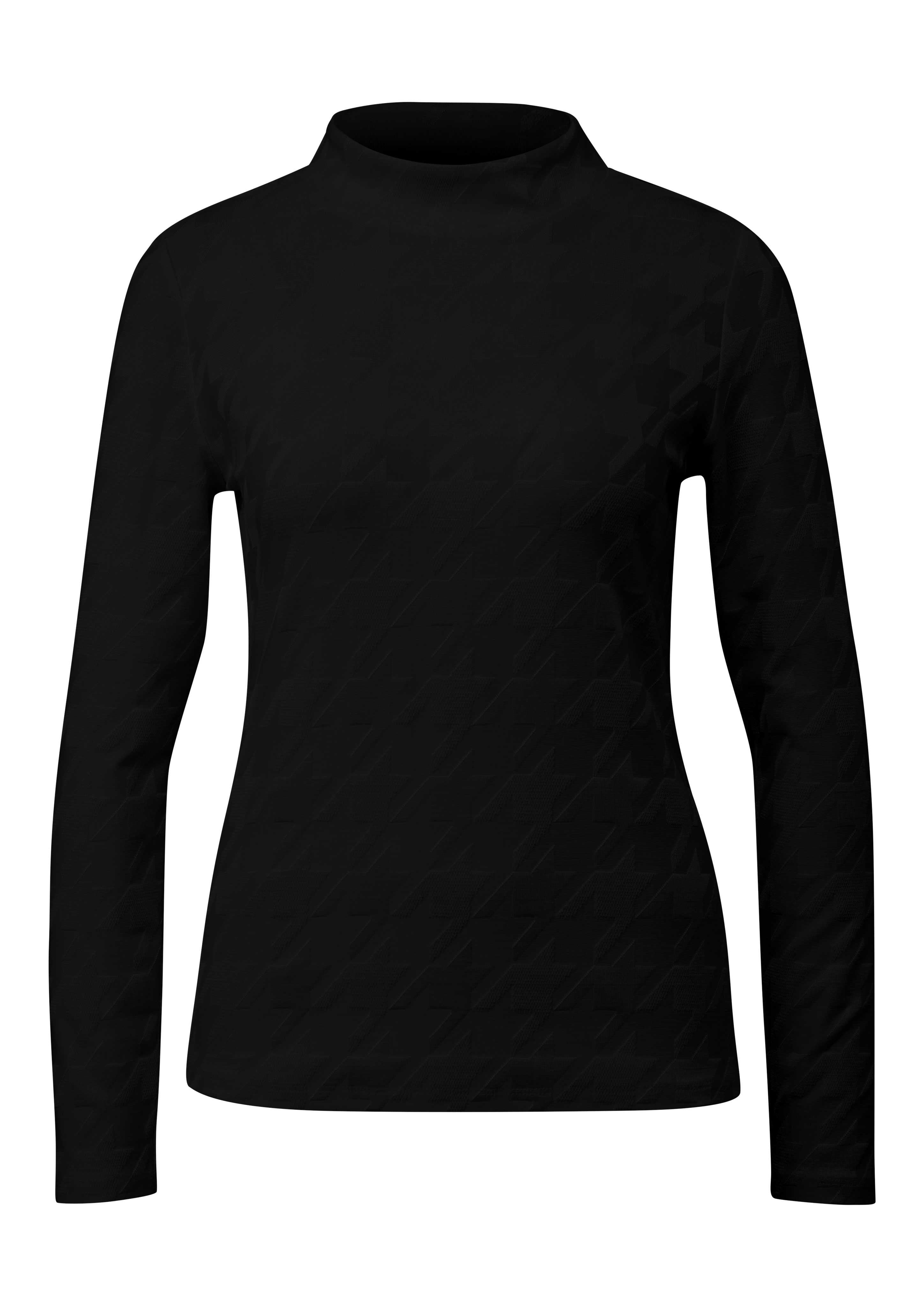 s.Oliver BLACK LABEL Shirt met lange mouwen met structuurpatroon