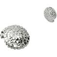liedeco siermagneet steen-look voor metalen oppervlakken (set, 2 stuks) zilver