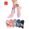 h.i.s sokken met verschillende paardenmotieven (5 paar) multicolor