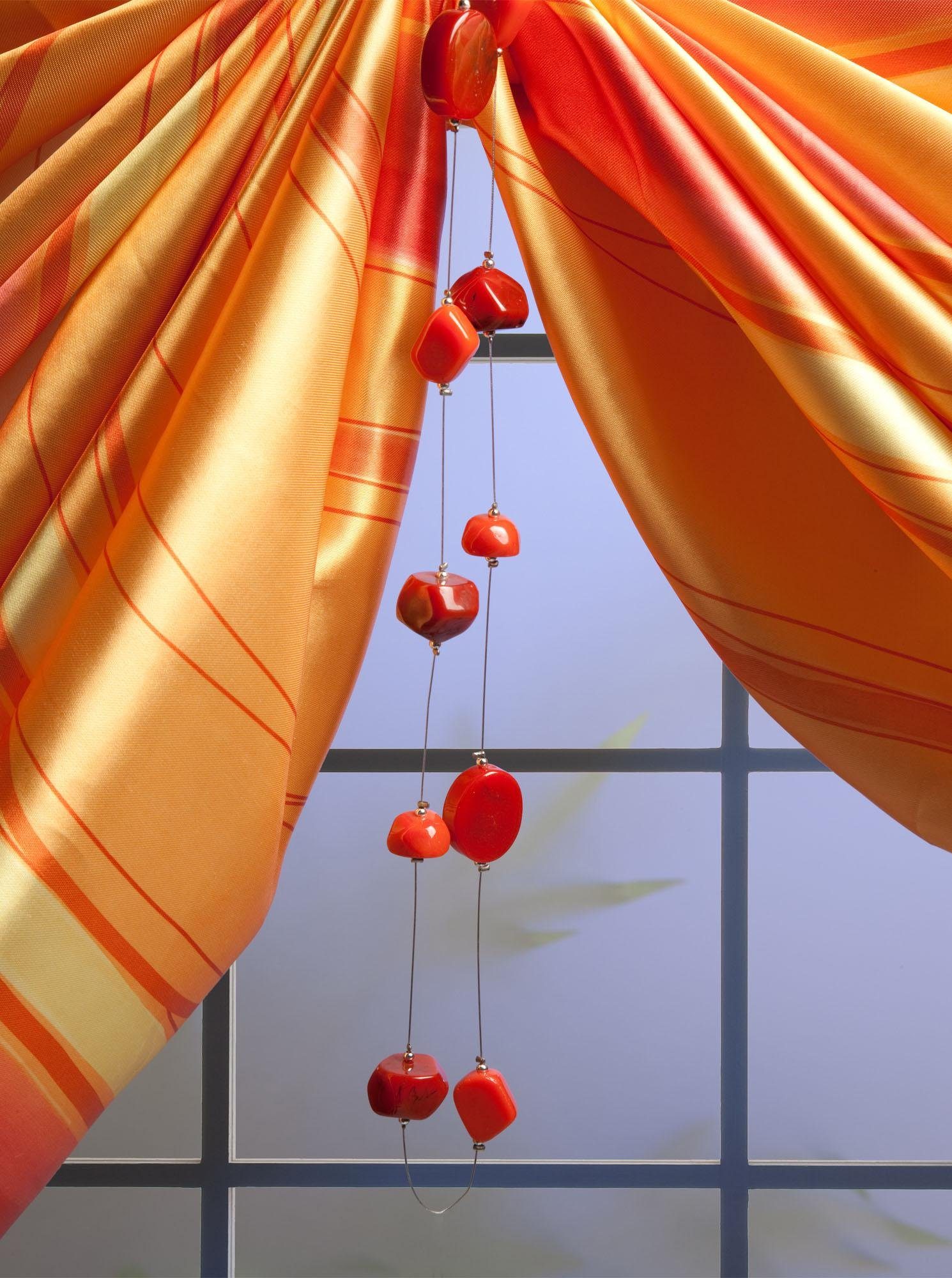 Liedeco Sierketting Robijn ter decoratie van gordijnen (1 stuk)