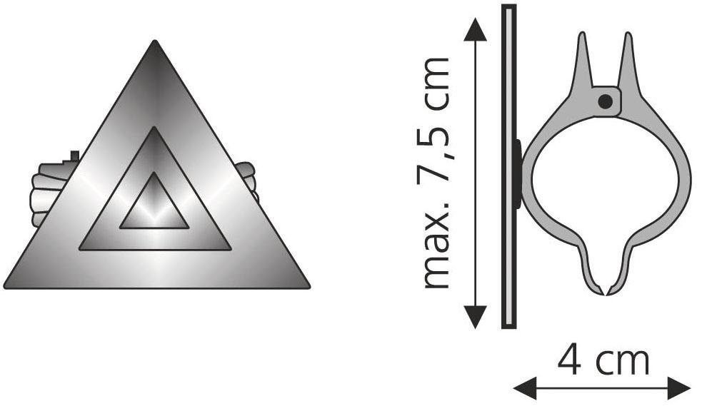 Liedeco Deco-klem Grafisch voor gordijnen, gordijnen (set, 2 stuks)