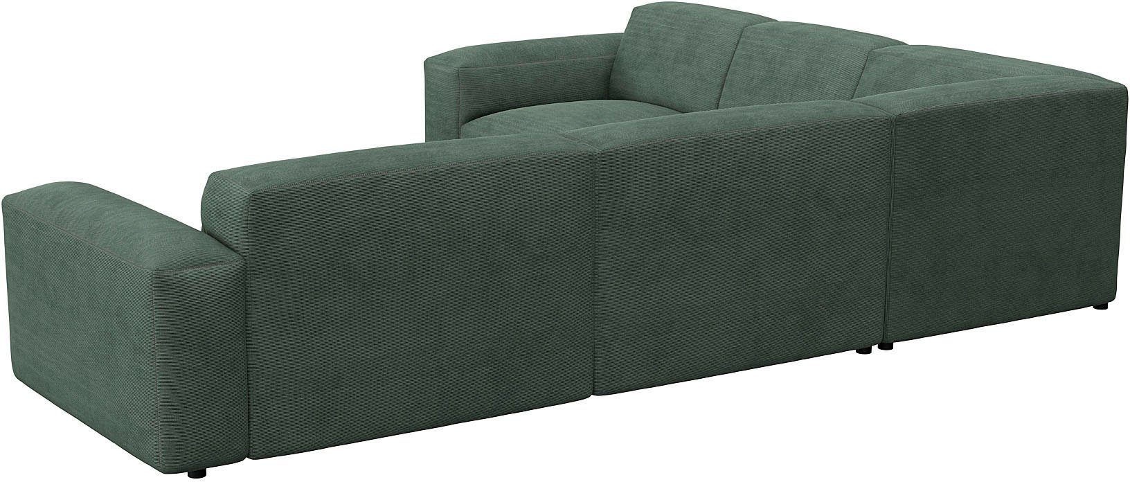 FLEXLUX Hoekbank Lucera, super comfortabel door hoogwaardige zitconstructie met koudschuim