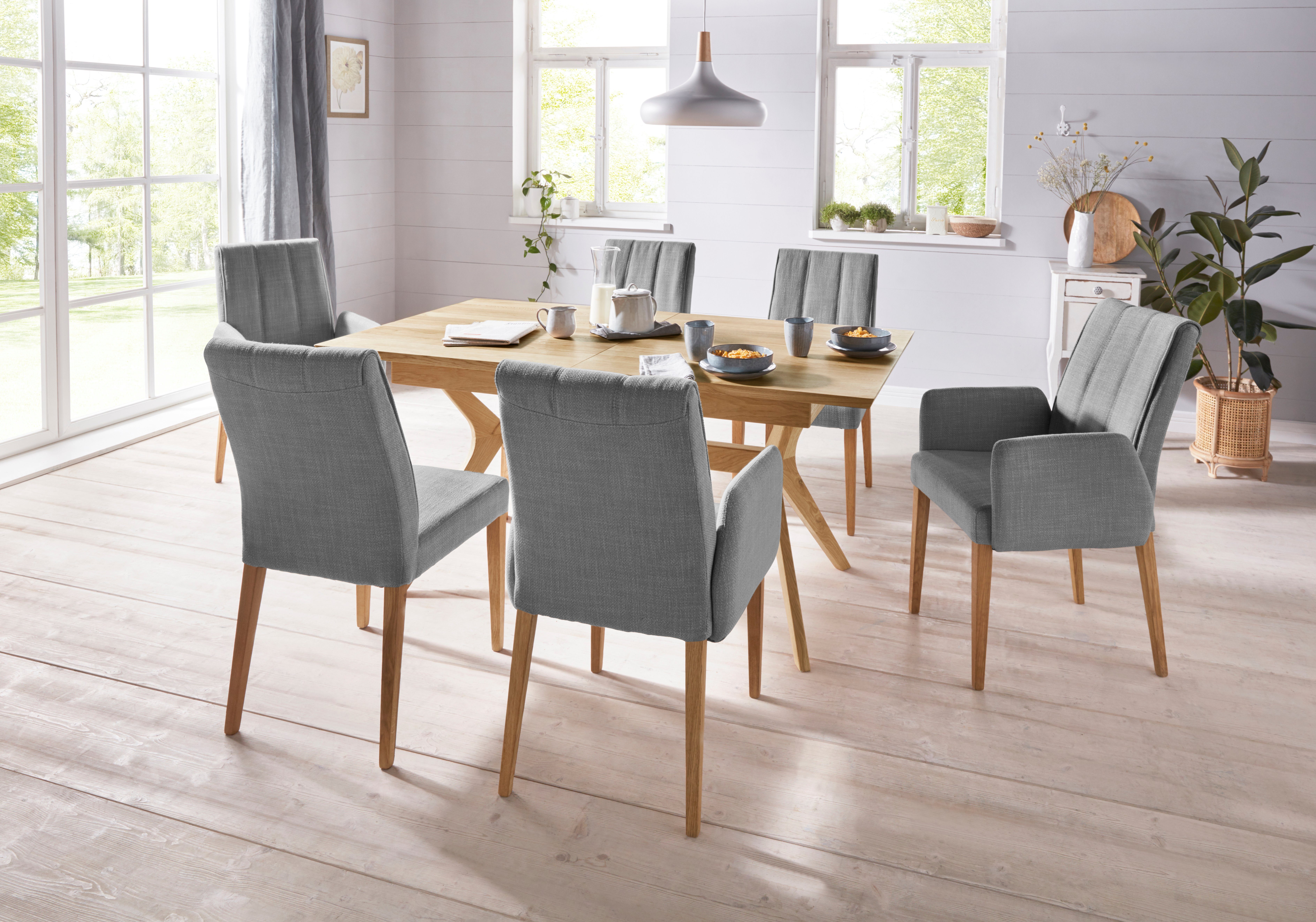 INOSIGN Eetkamerstoel Rugleuning met stiksels (2 stuks)