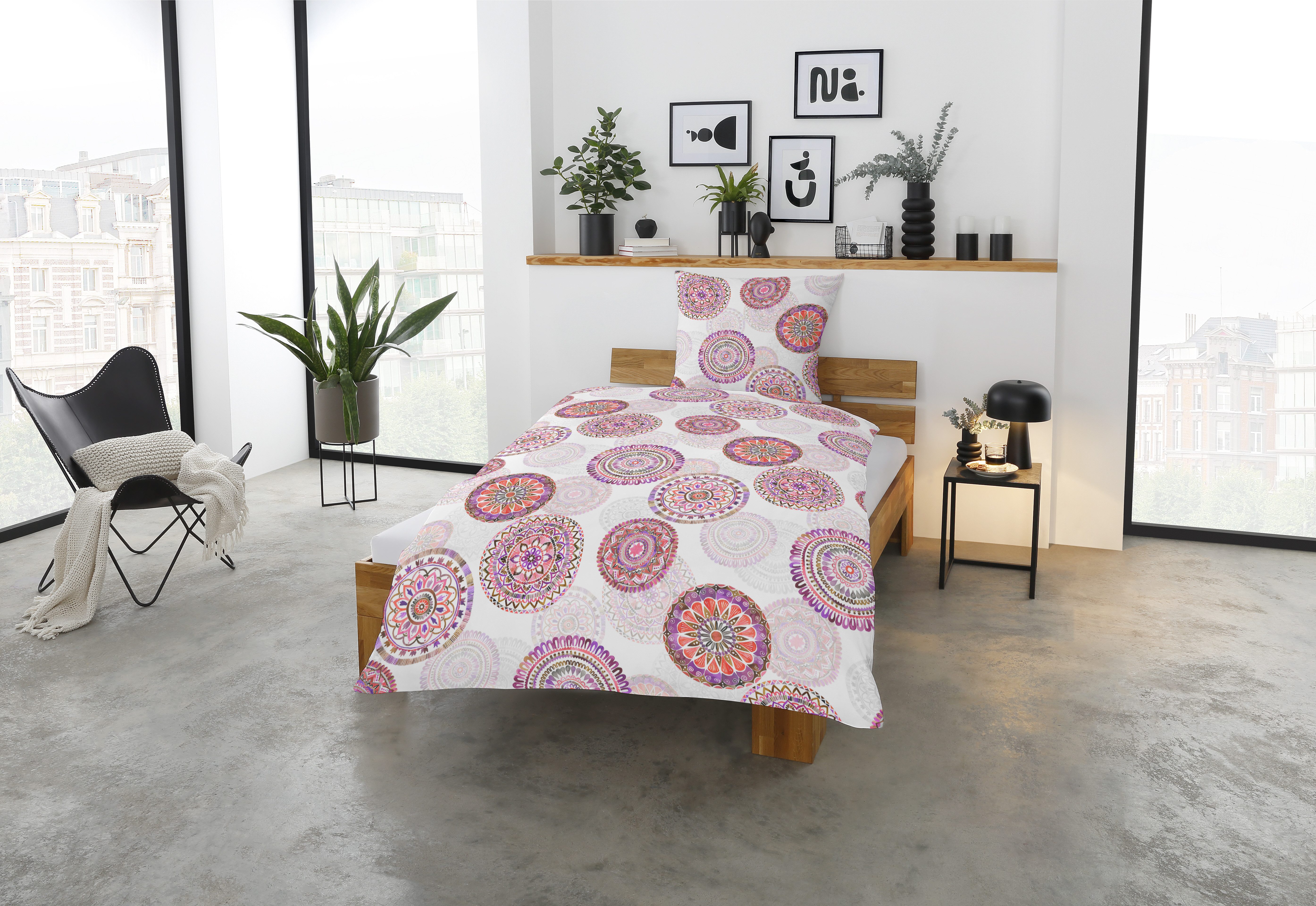 CASATEX Beddengoed Rozette verschillende mandala's, modern ontwerp (2-delig)